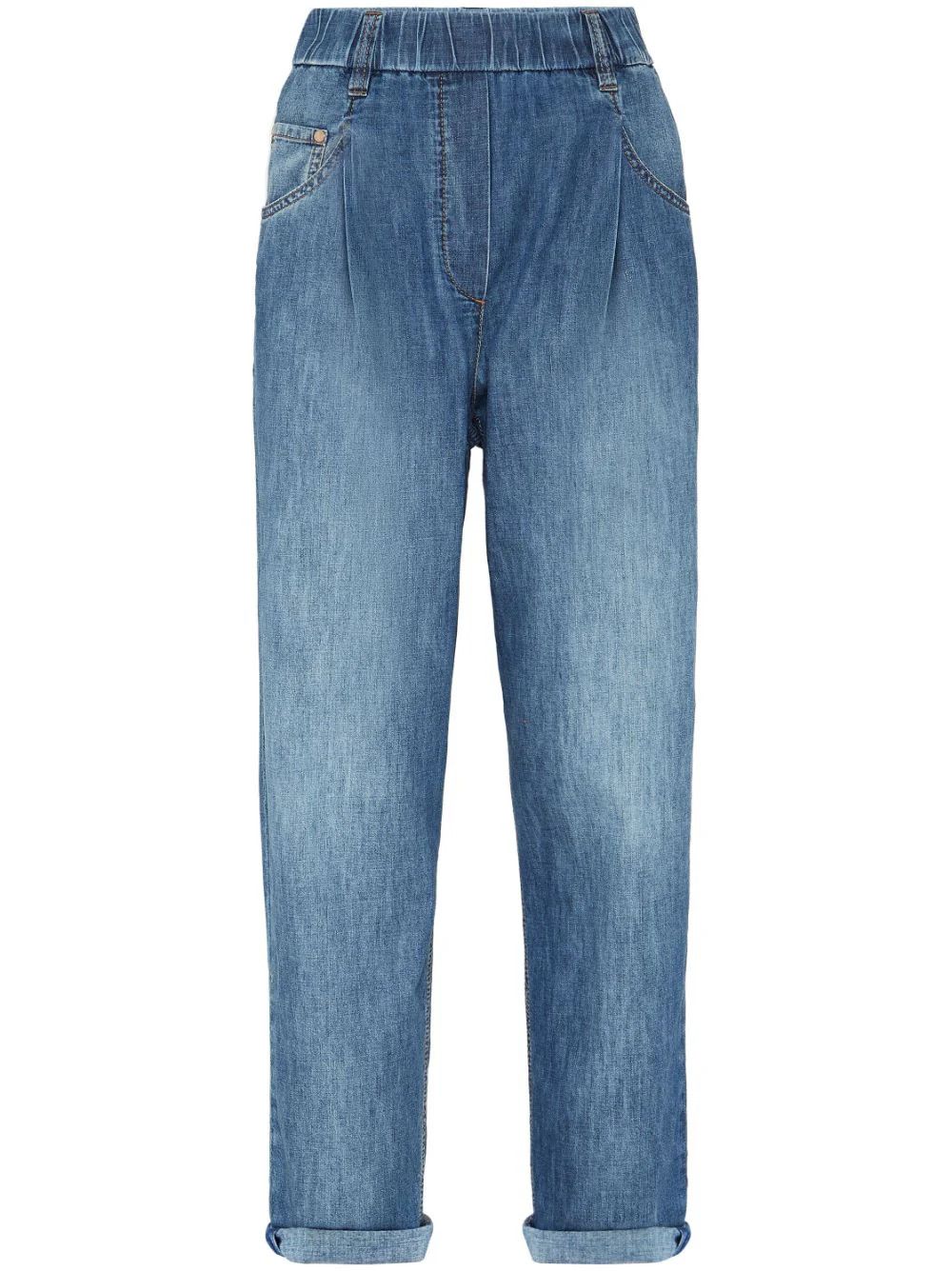o1la1rc1a0425 Lady Denim Pants in Blue