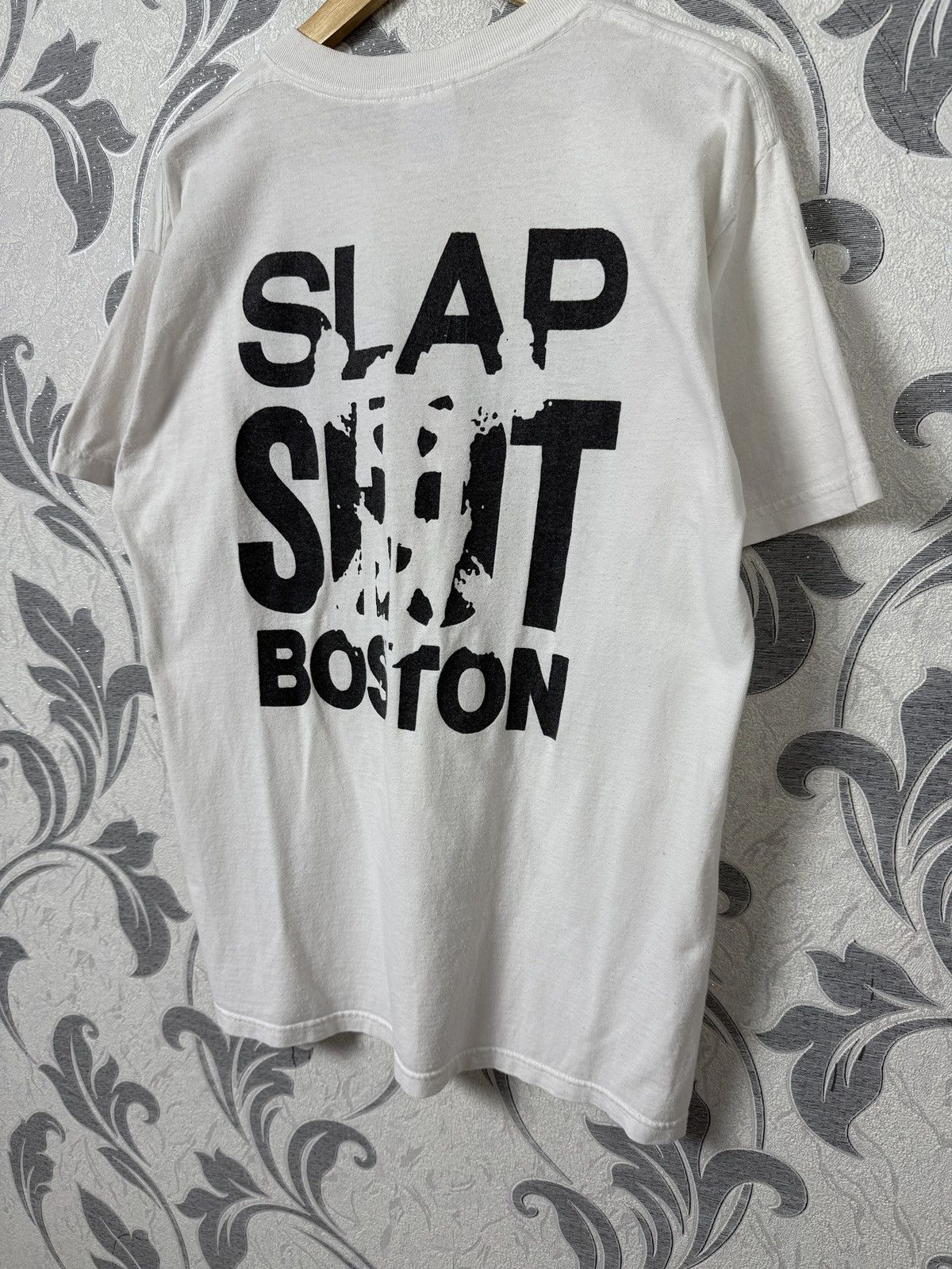 Band Tees Vintage 90s Slapshot Boston Band Tees Shirt Size US L / EU 52-54 / 3 - 9 Thumbnail