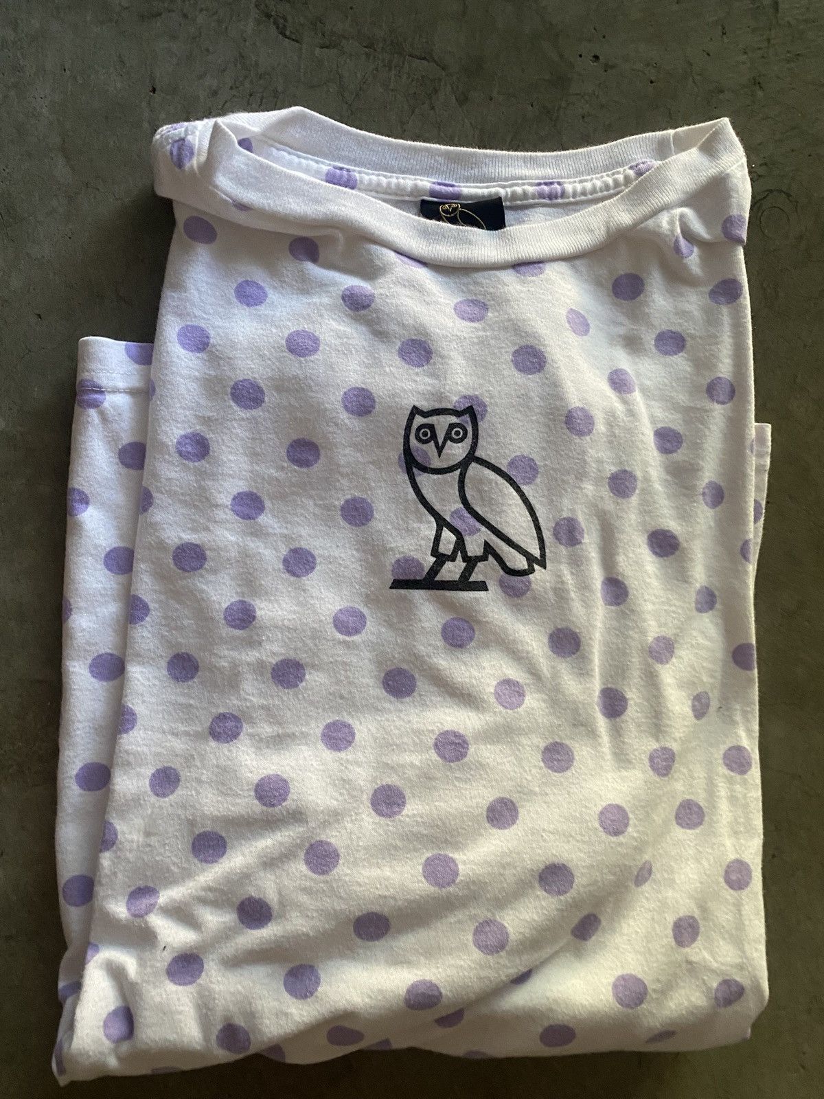 October's Very Own Octobers Very Own OVO Drake Owl Long Sleeve Polka Dot Tee Size US L / EU 52-54 / 3 - 1 Thumbnail