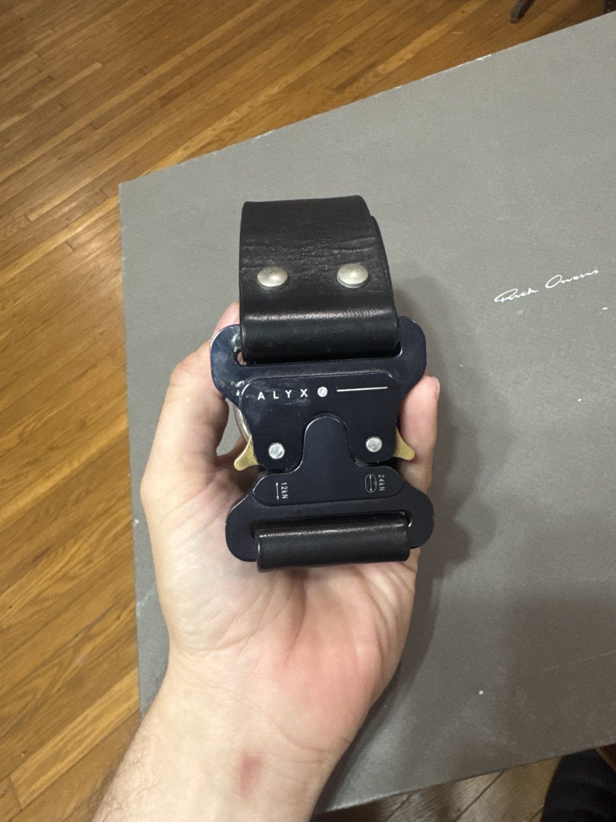 1017 ALYX 9SM 1017 ALYX 9SM St. Mark’s Leather Rollercoaster Belt AW2017 Size 32 - 2 Thumbnail