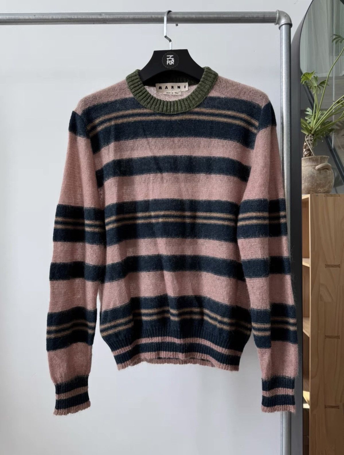 Marni [MARNI] Fall/Winter 2018 Crewneck Wool Blend Sweater Size US M / EU 48-50 / 2 - 1 Thumbnail