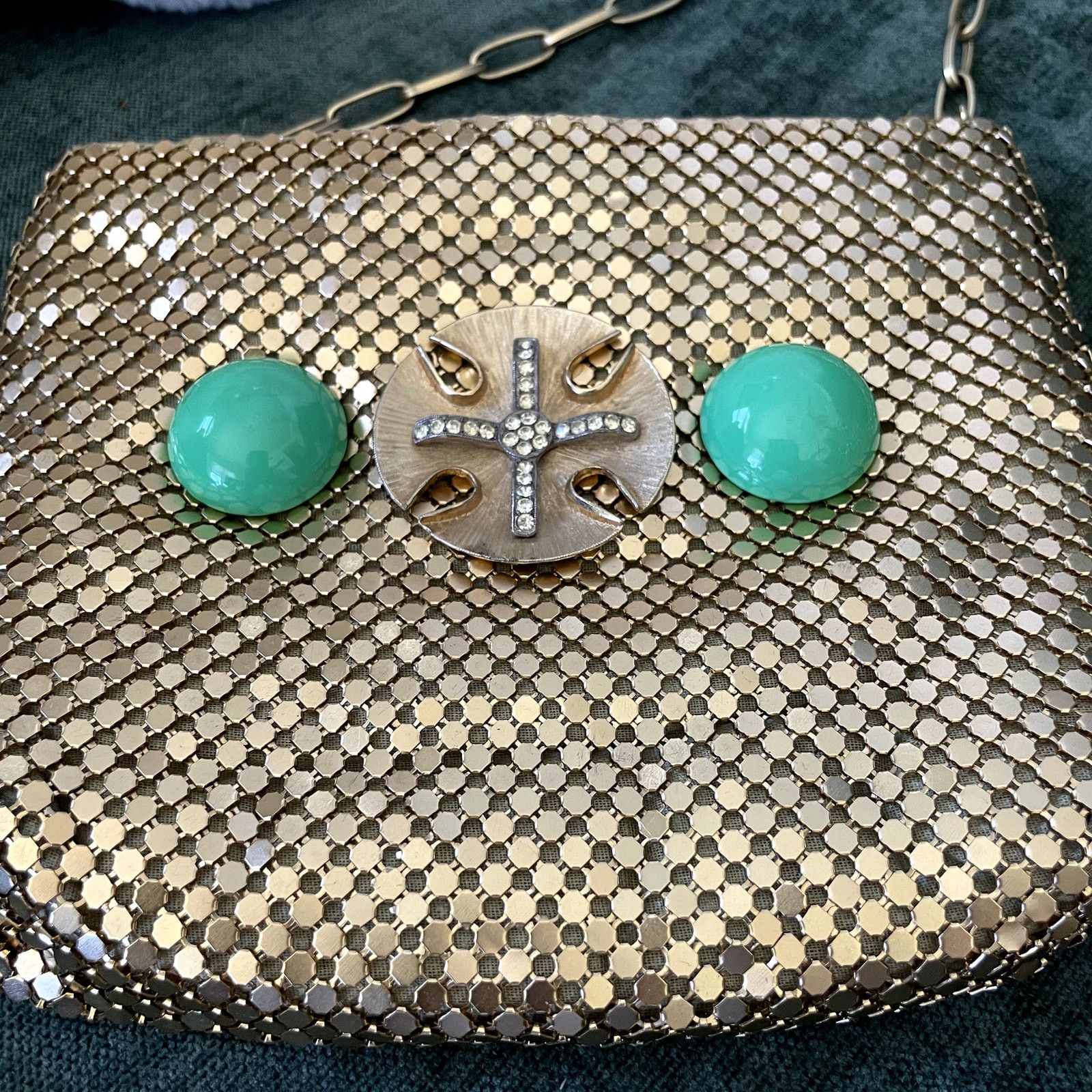 Vintage Vintage MCM Gold Mesh Metallic Chain Link Shoulder Bag Size ONE SIZE - 3 Thumbnail