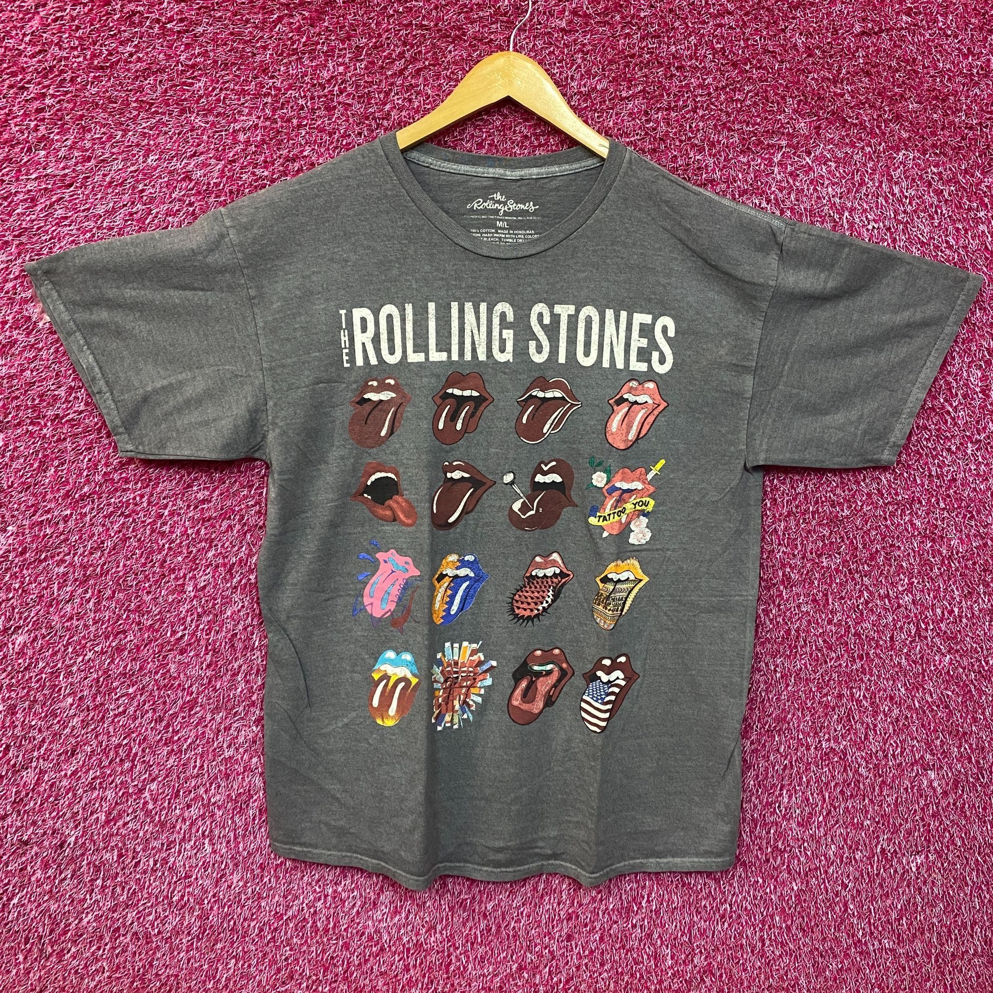 The Rolling Stones The Rolling Stones Hot Lips No Filter Evolution Gray T-Shirt Size US L / EU 52-54 / 3 - 1 Thumbnail