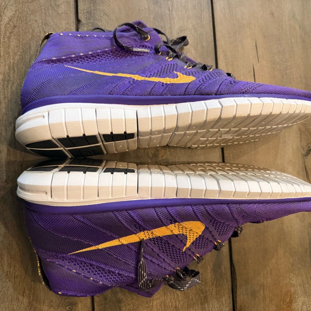 Nike NIKE FREE FLYKNIT CHUKKA HYPER GRAPE MENS SHOE SIZE 13 Size US 13 / EU 46 - 6 Thumbnail