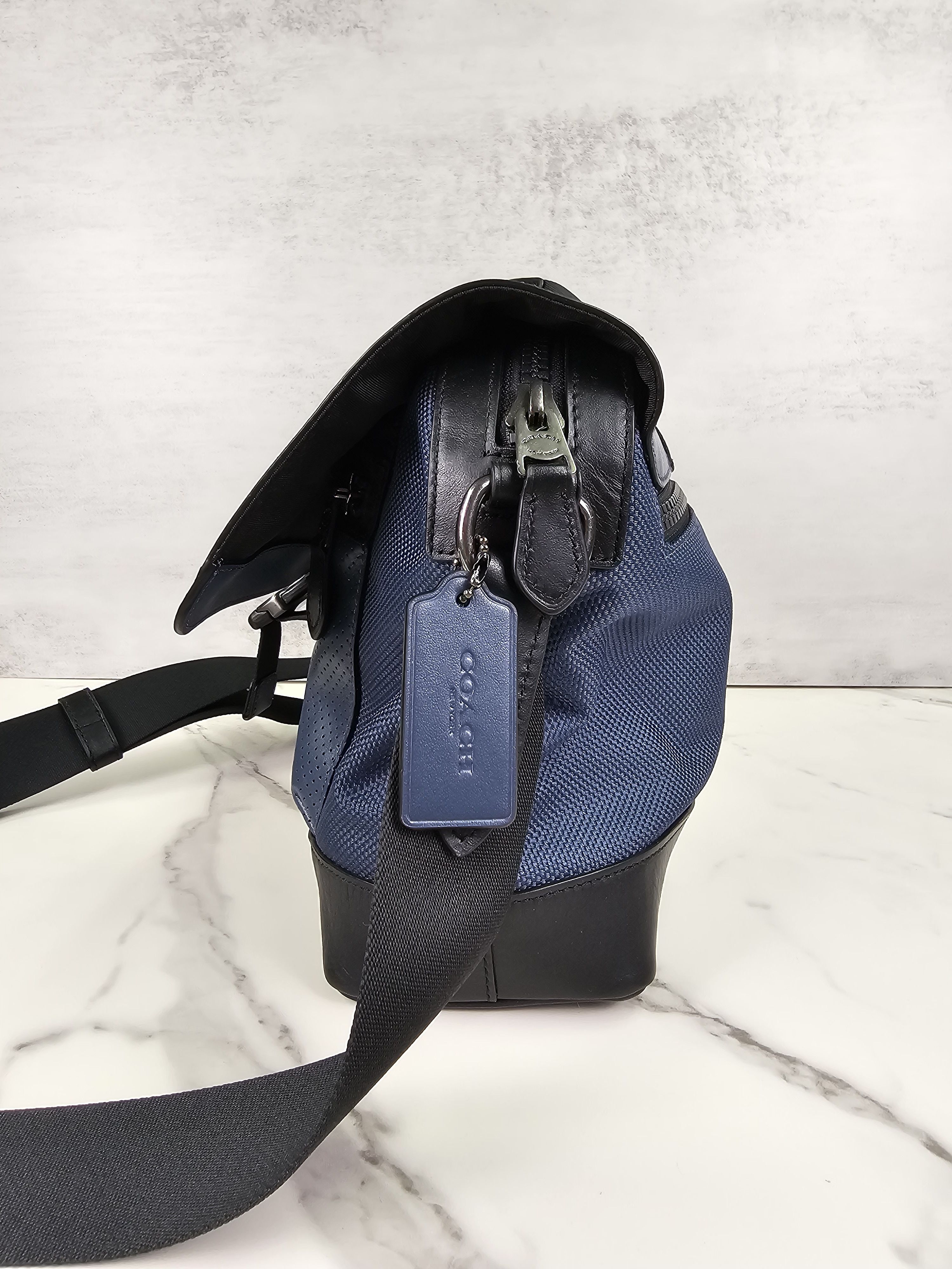 Coach Coach Blue Terrain Bike Crossbody Bag Size ONE SIZE - 6 Thumbnail