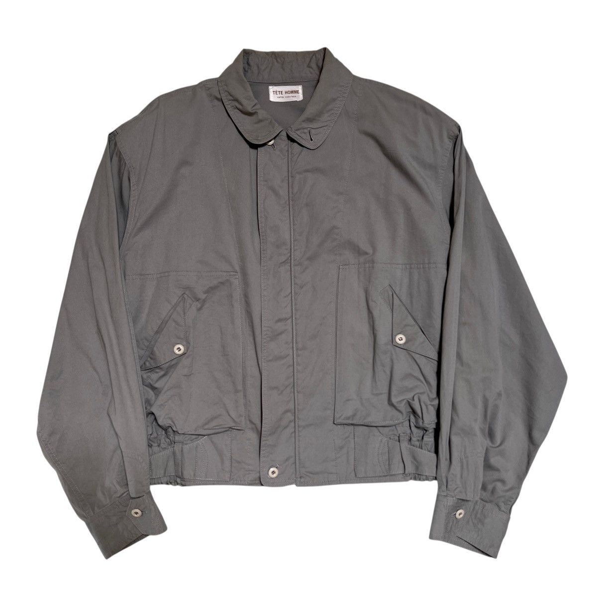 Tete Homme 🔥 Vintage Tete Homme Katoh Kazutaka Rayon Pocket jacket Size US M / EU 48-50 / 2 - 9 Thumbnail
