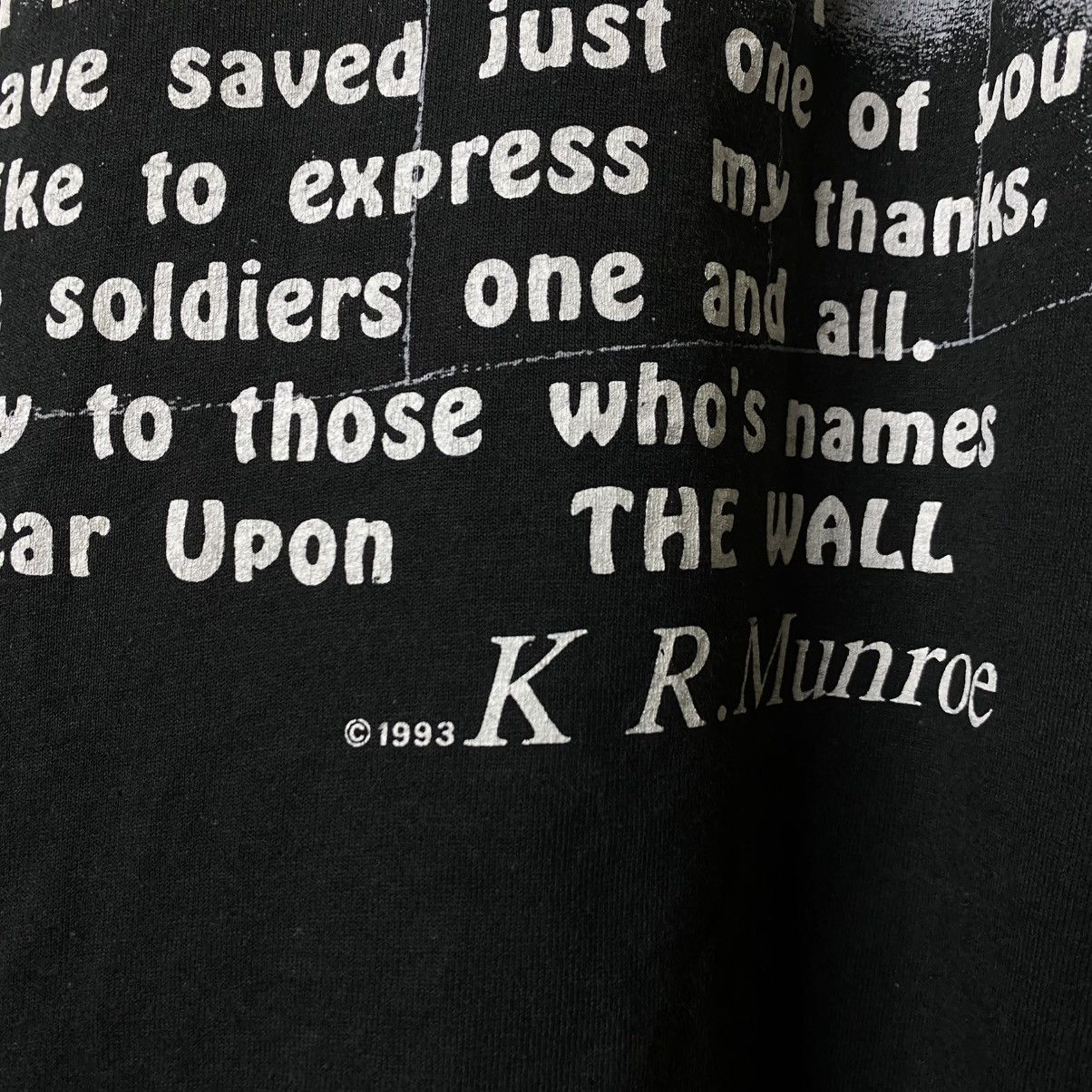 Vintage 1993 K R Munroe Quotes T Shirt Size US XL / EU 56 / 4 - 3 Thumbnail