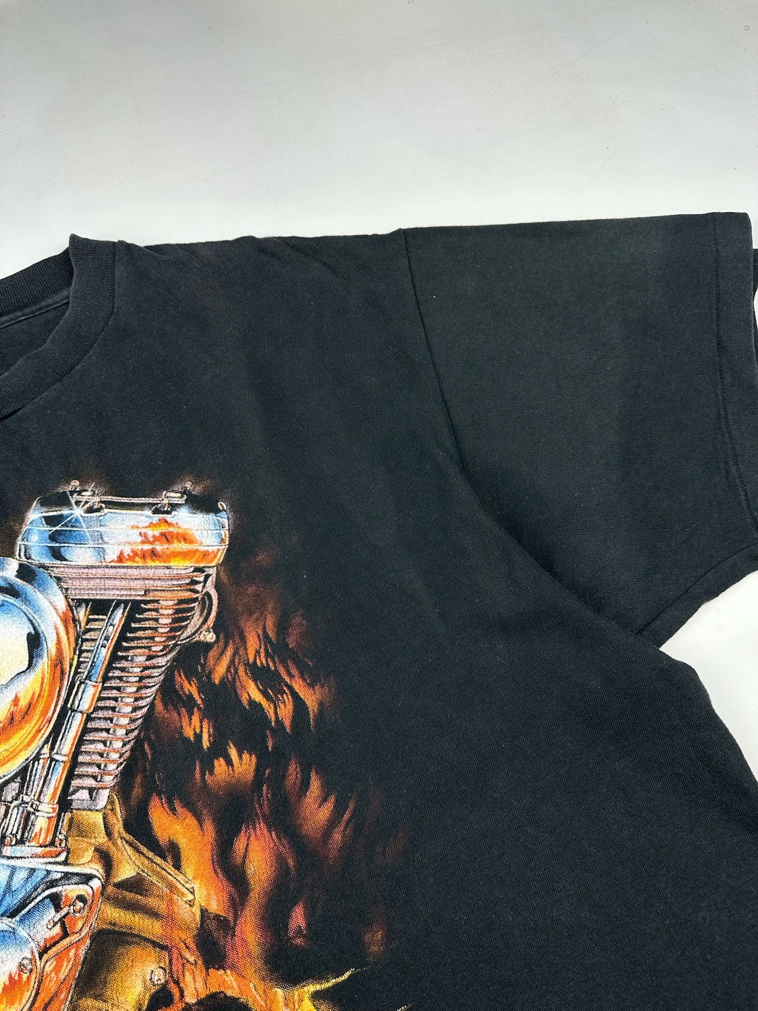 Harley Davidson Vintage 90s Harley Davidson 3D Emblem Shirt tee Size US XL / EU 56 / 4 - 5 Thumbnail