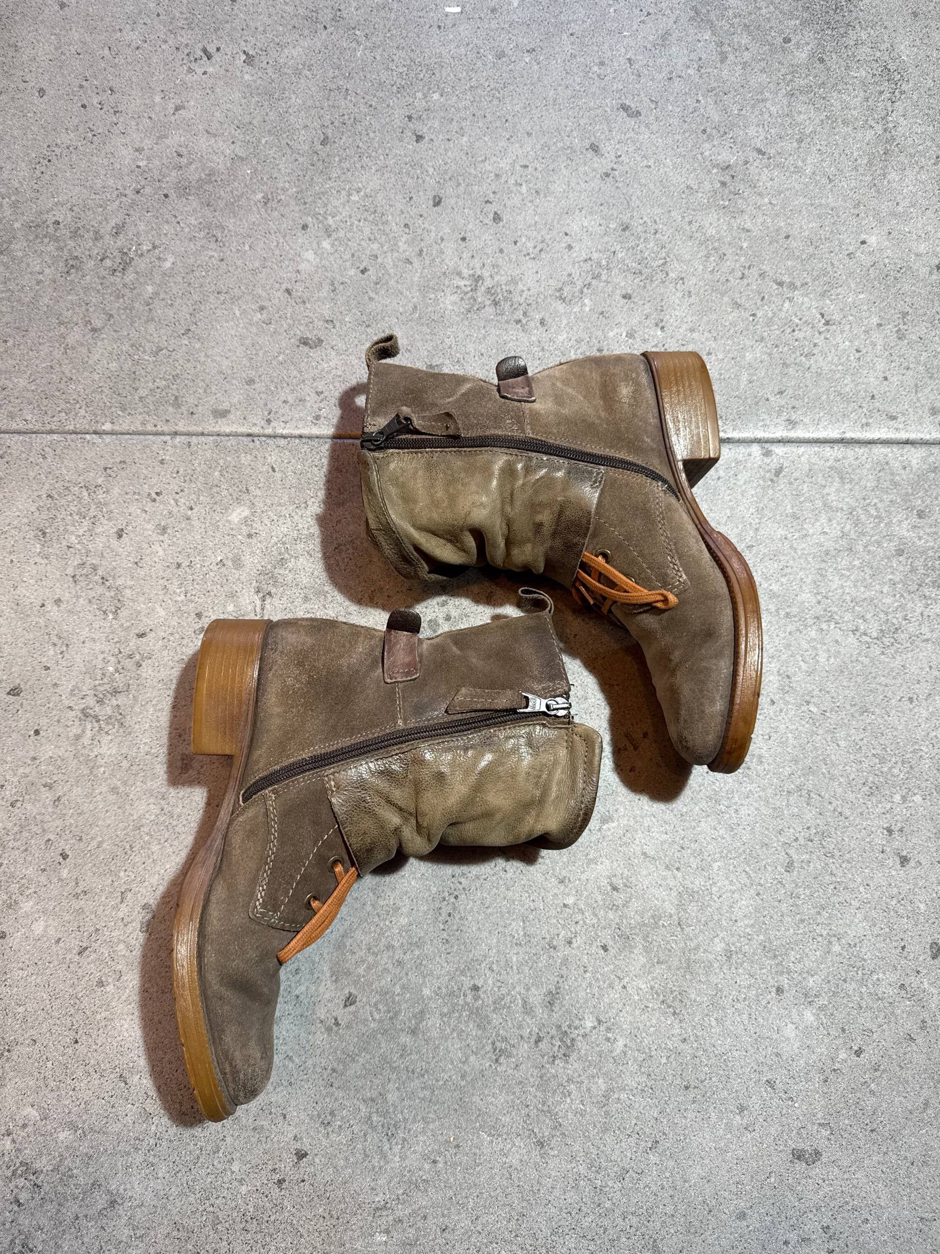 A.S.98 Vintage AvantGarde AS98 style leather ancle boots airstep Size US 8 / IT 38 - 4 Thumbnail
