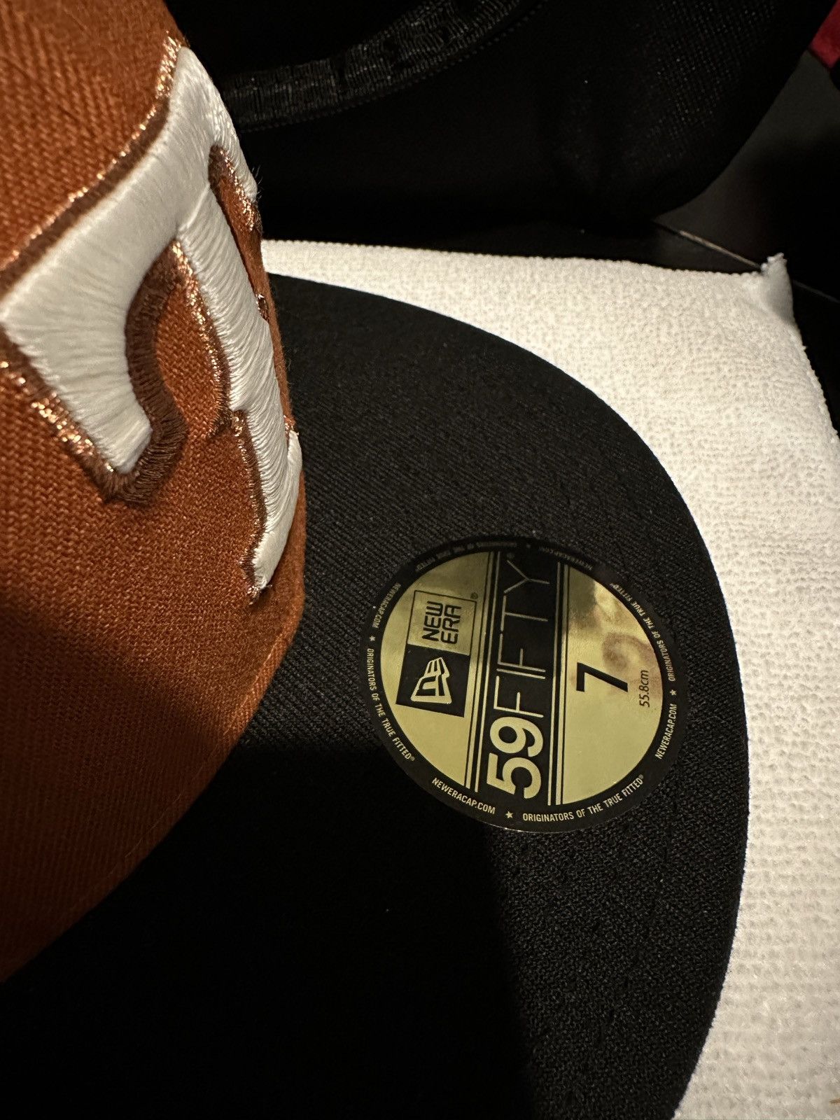 New Era New Era Burnt Orange Size 7 Texas Rangers GLOW Size ONE SIZE - 6 Thumbnail