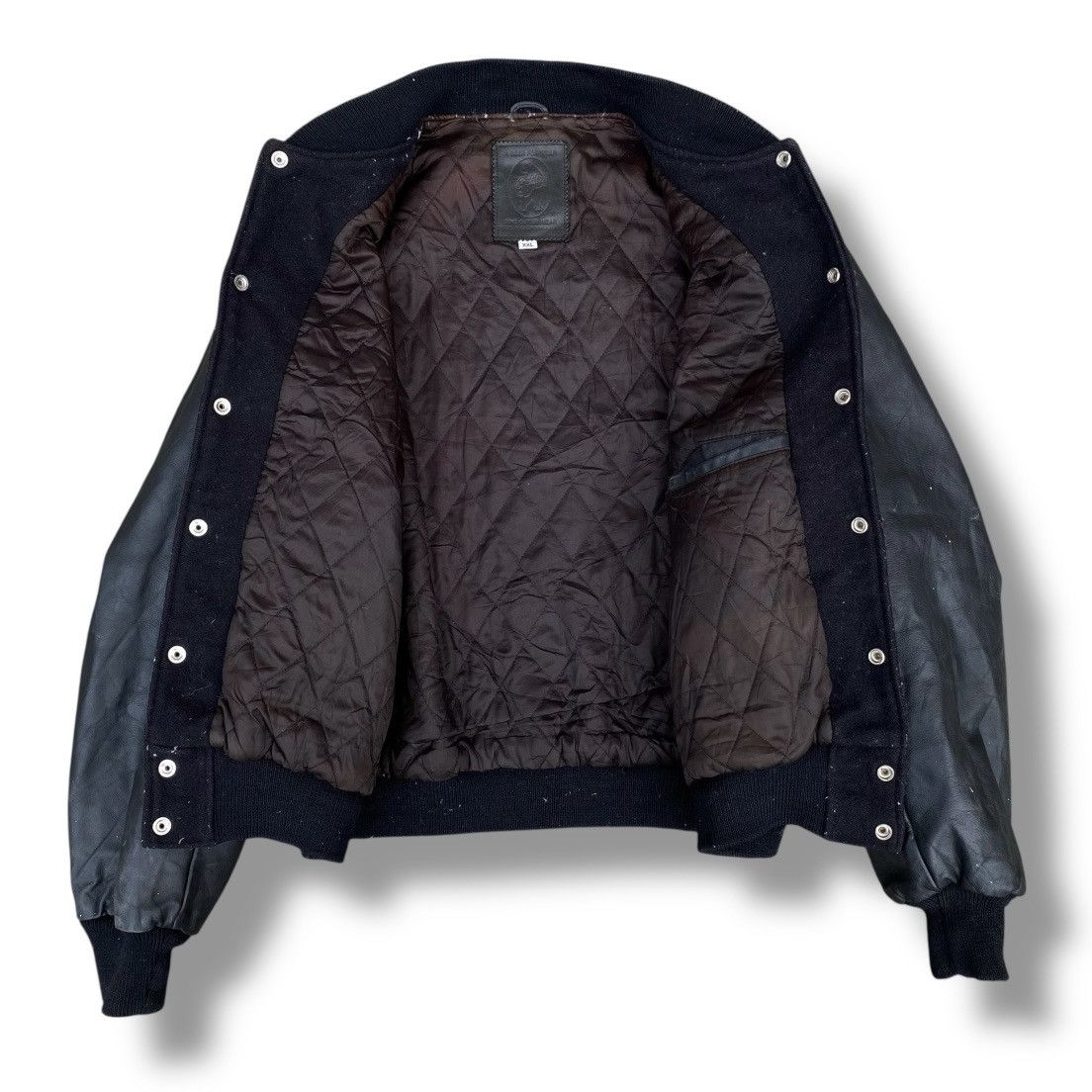 Golden Bear Vintage 90s Golden Bear Kith Wool Leather Varsity Jacket.#F8 Size US XXL / EU 58 / 5 - 4 Thumbnail
