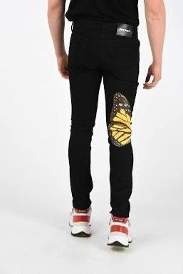 Palm Angels Palm Angels Butterfly Jeans Size US 34 / EU 50 - 2 Thumbnail