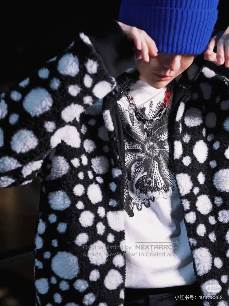Louis Vuitton Yayoi Kusama Black and White Polka Dot Teddy