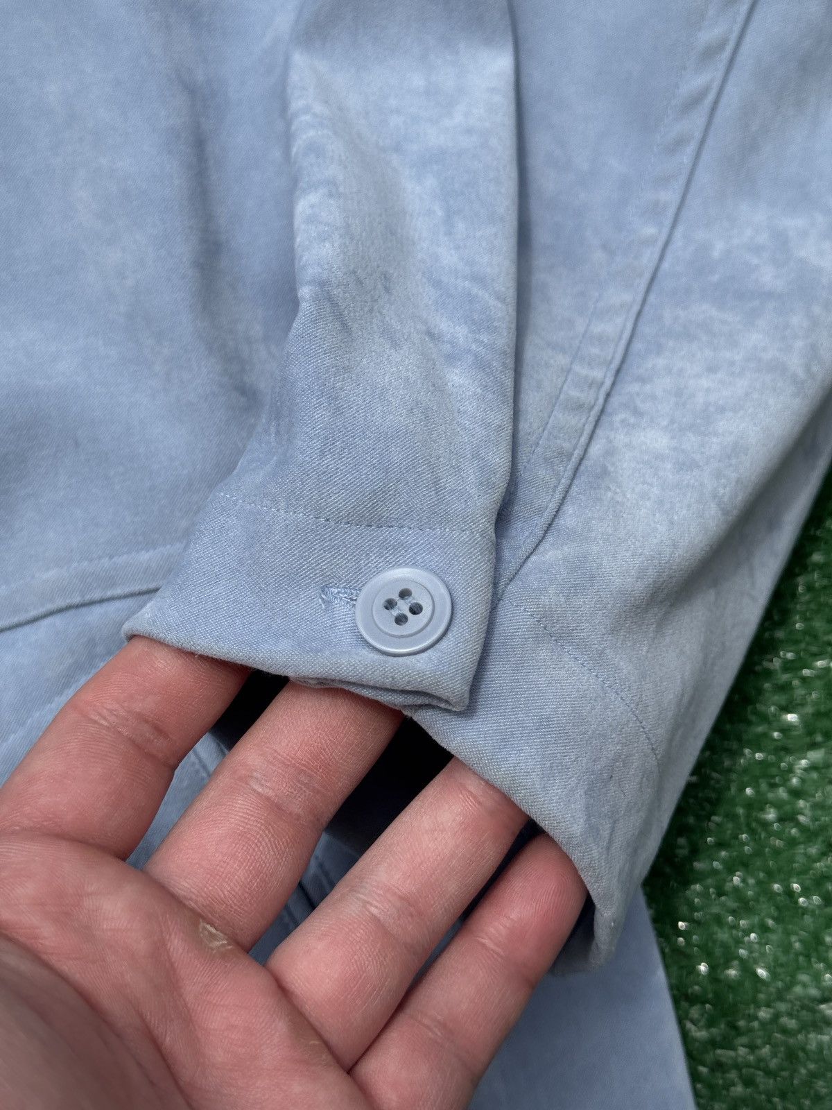 Other Baby Blue Button Up Shirt Size L / US 10 / IT 46 - 6 Thumbnail