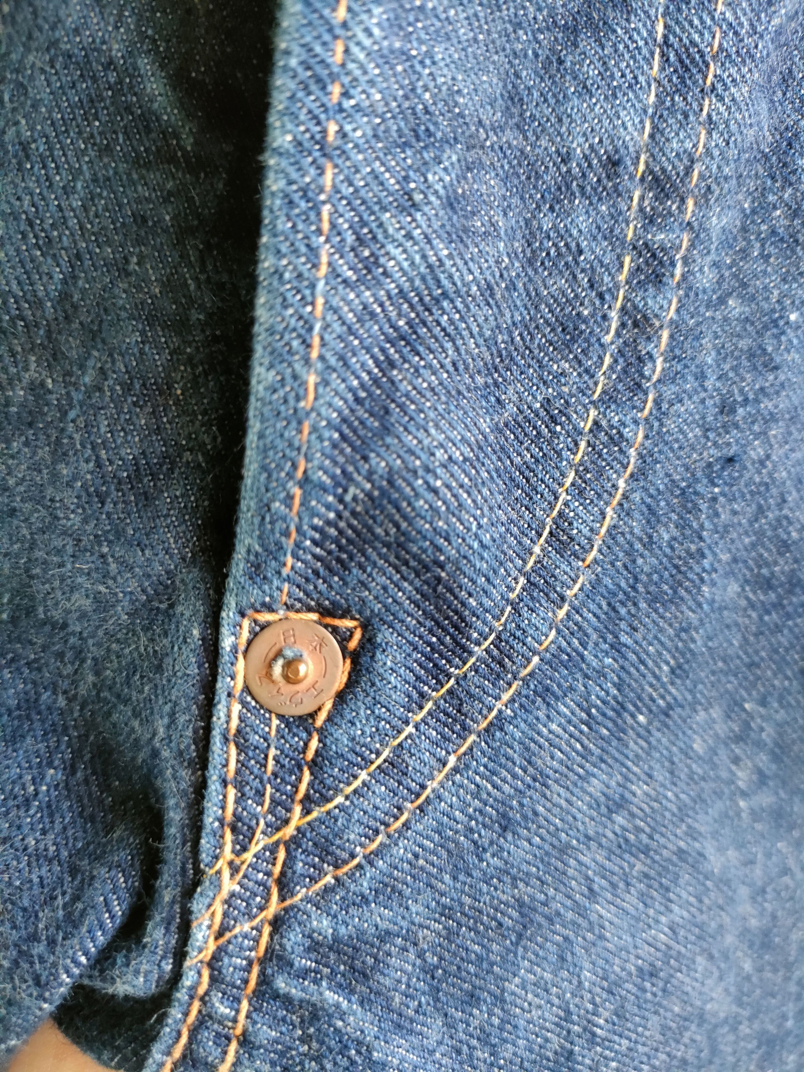 Evisu × Japanese Brand Evisu Embroided Seagull Gold/Silver Selvedge Jeans Size US 33 - 5 Thumbnail