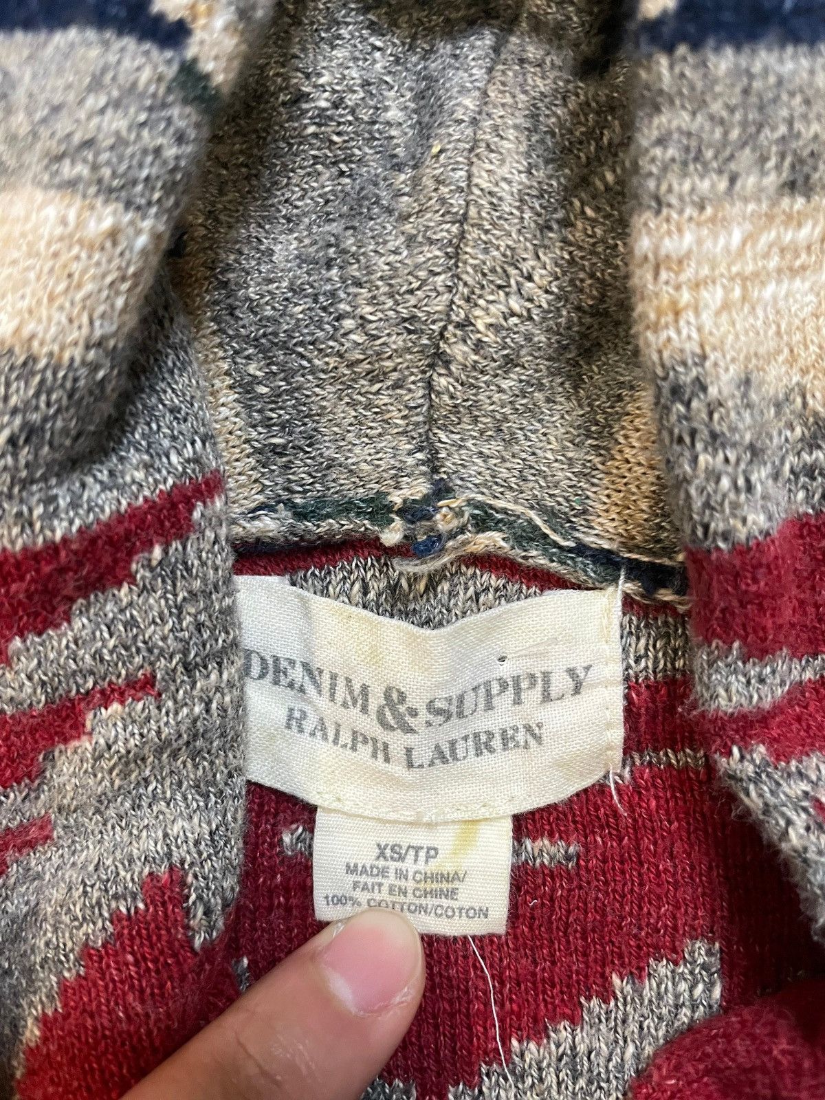 Polo Ralph Lauren Denim & Supply Ralph Lauren Aztec Navajo Shawl Cardigan Size US XS / EU 42 / 0 - 4 Thumbnail