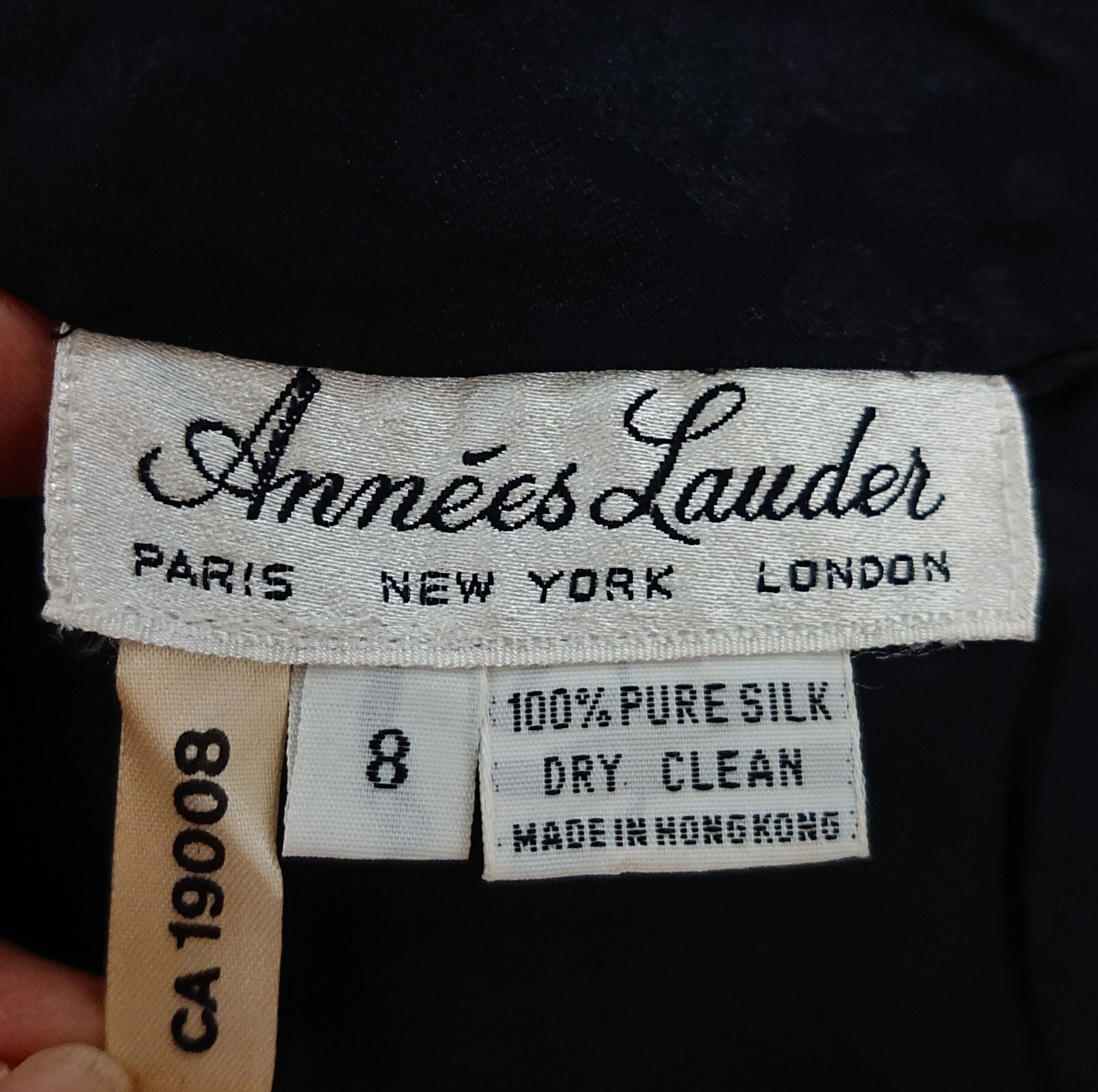 Vintage Années lauder black dress Size M / US 6-8 / IT 42-44 - 2 Thumbnail