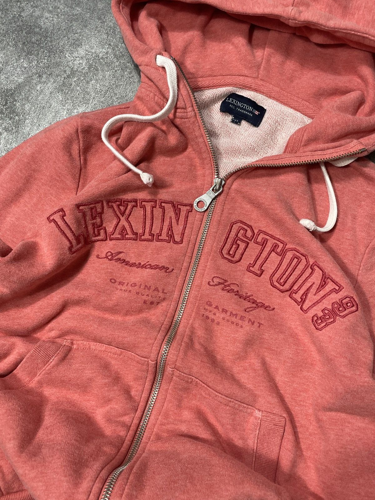 Vintage 🔥RARE🔥USA Vintage Y2K Hoodie Zip Spellout Hype Rare Size XS / US 0-2 / IT 36-38 - 2 Thumbnail