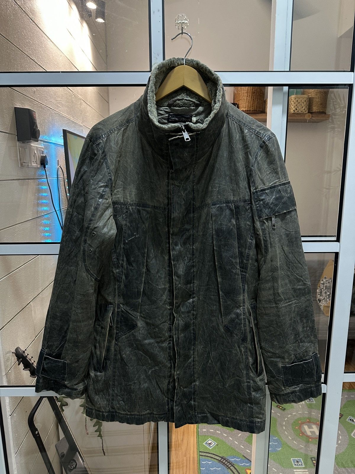L7 Real Hip L7 Real Hip Japan Waxed Coat Zipper Jacket Size US L / EU 52-54 / 3 - 1 Thumbnail