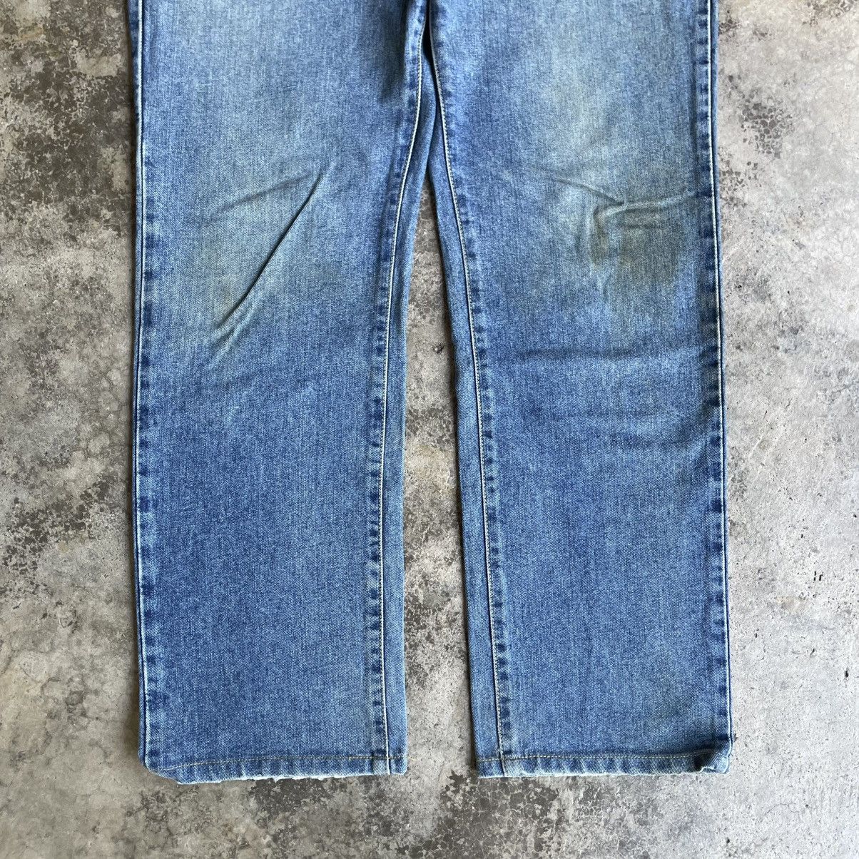 Edwin 🔥Vintage Edwin 403 Stoned Washed Ripped Distress Denim Jeans Size US 31 - 3 Thumbnail