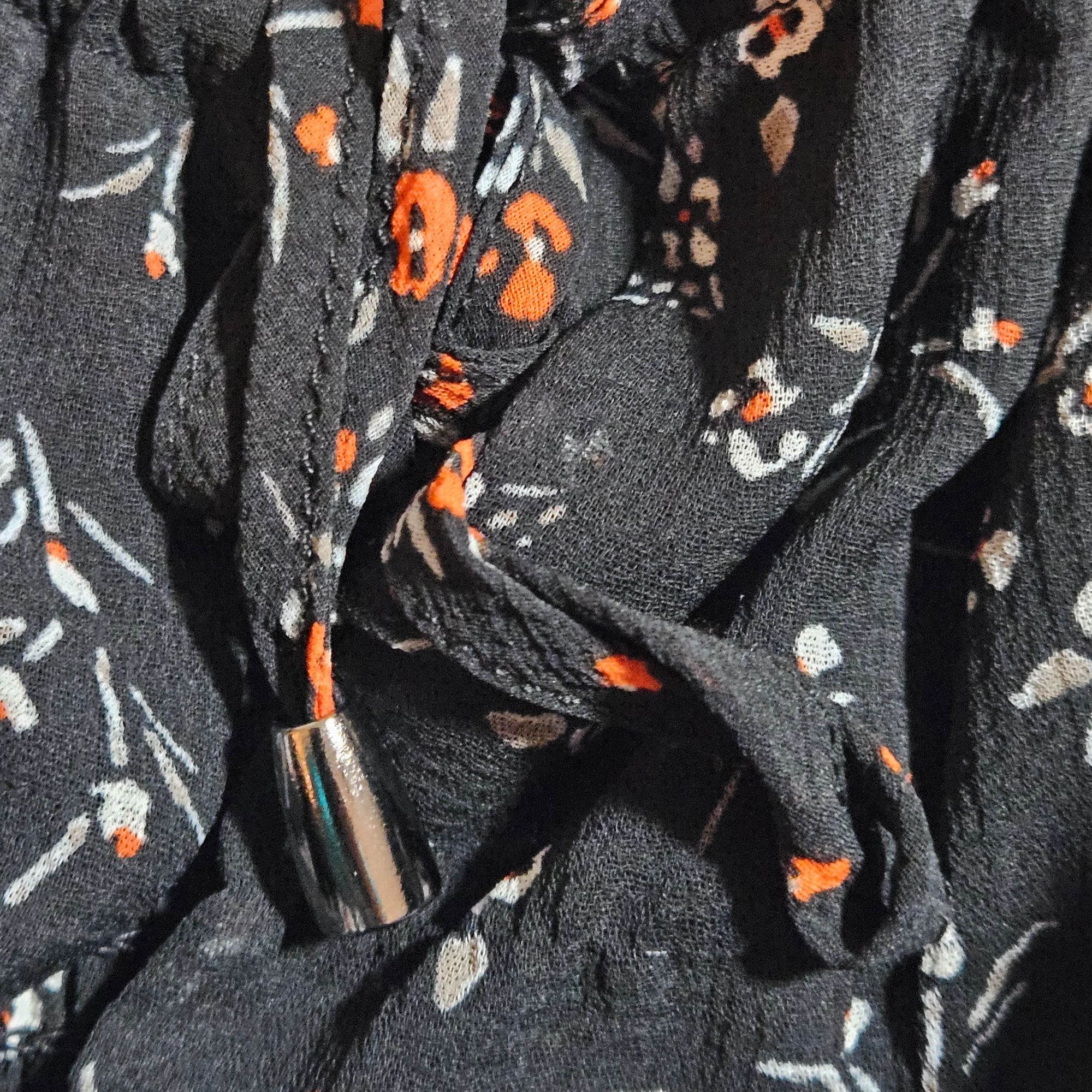 Free People Free People Smocked Floral Blouse Black XS |Cottage core She Size XS / US 0-2 / IT 36-38 - 8 Thumbnail