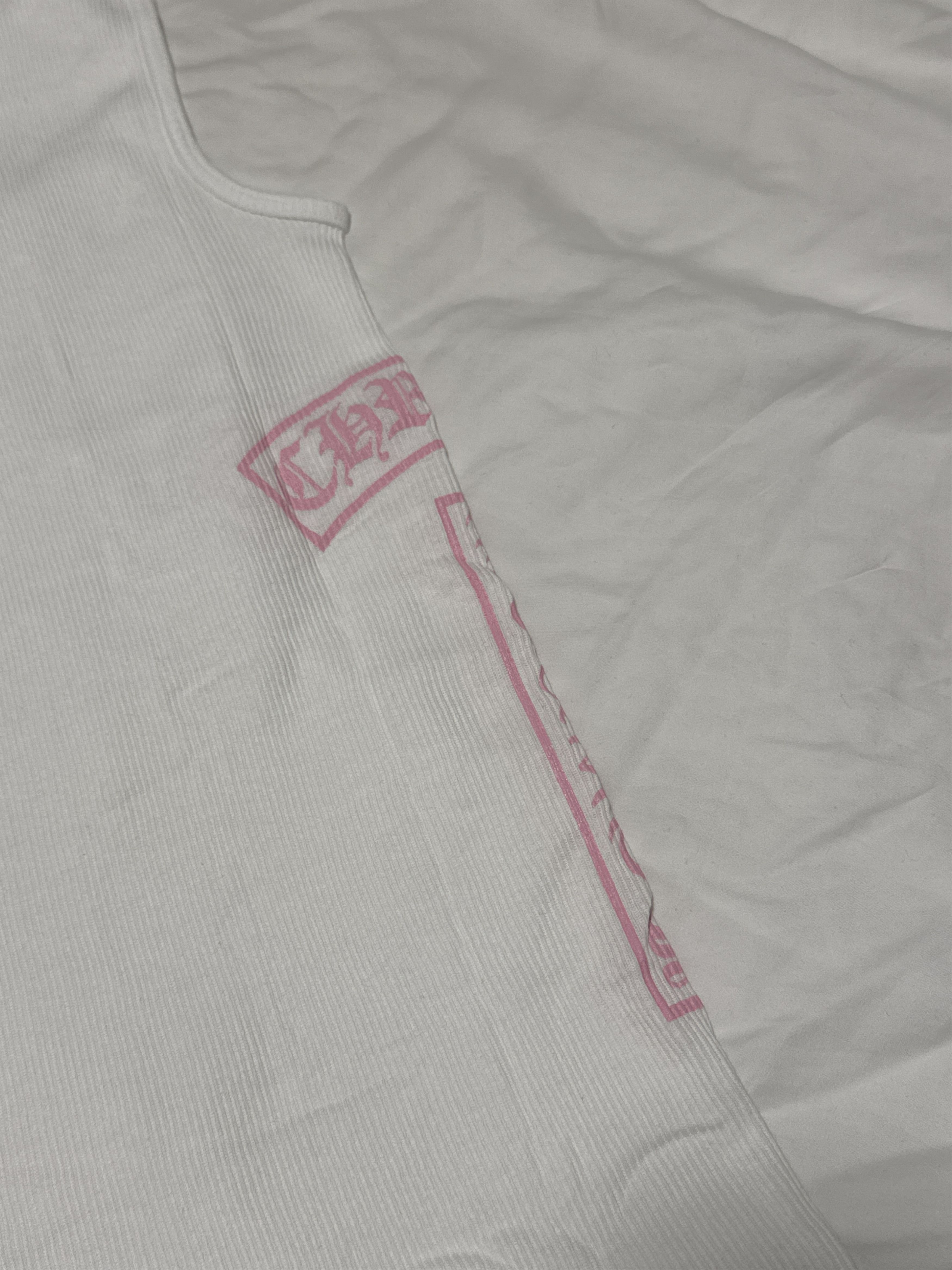 Chrome Hearts T Bar Rib Tank Pink and White Size US S / EU 44-46 / 1 - 12 Thumbnail