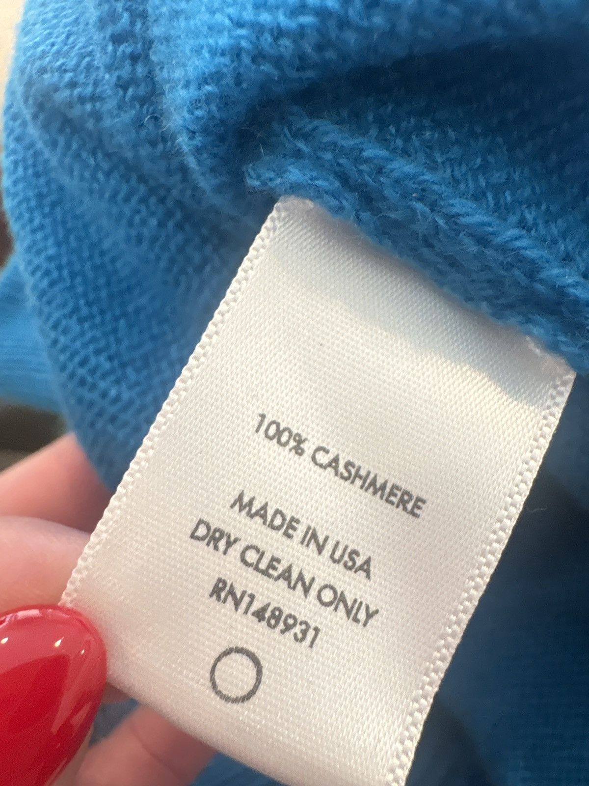 The Elder Statesman Elder Statesman Blue Crewneck Sweater Size US XL / EU 56 / 4 - 3 Thumbnail