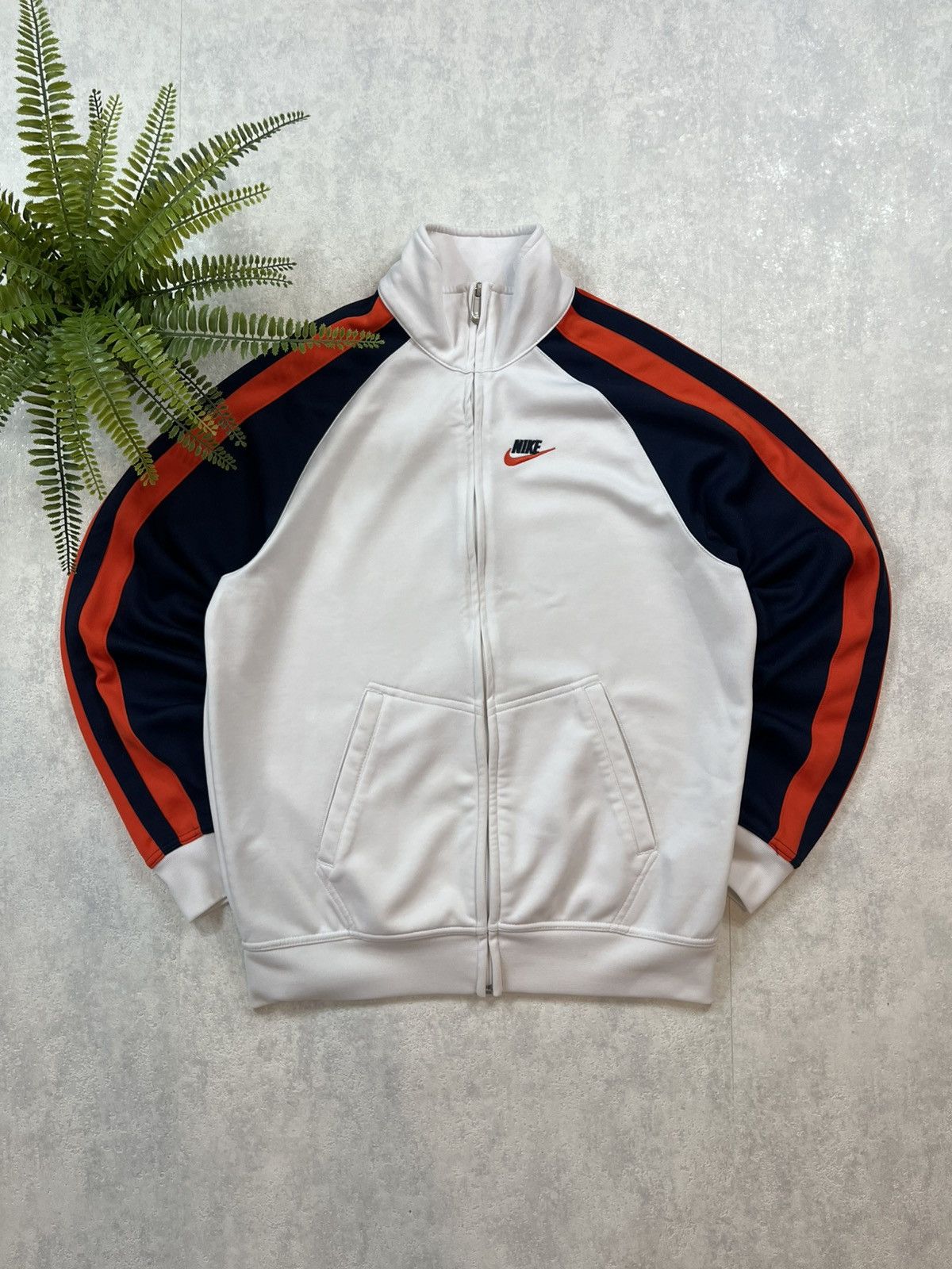 Nike × Vintage 90’s NIKE RETRO Y2K TRACK JACKET SWOOSH LOGO SPELLOUT RARE Size US M / EU 48-50 / 2 - 1 Thumbnail