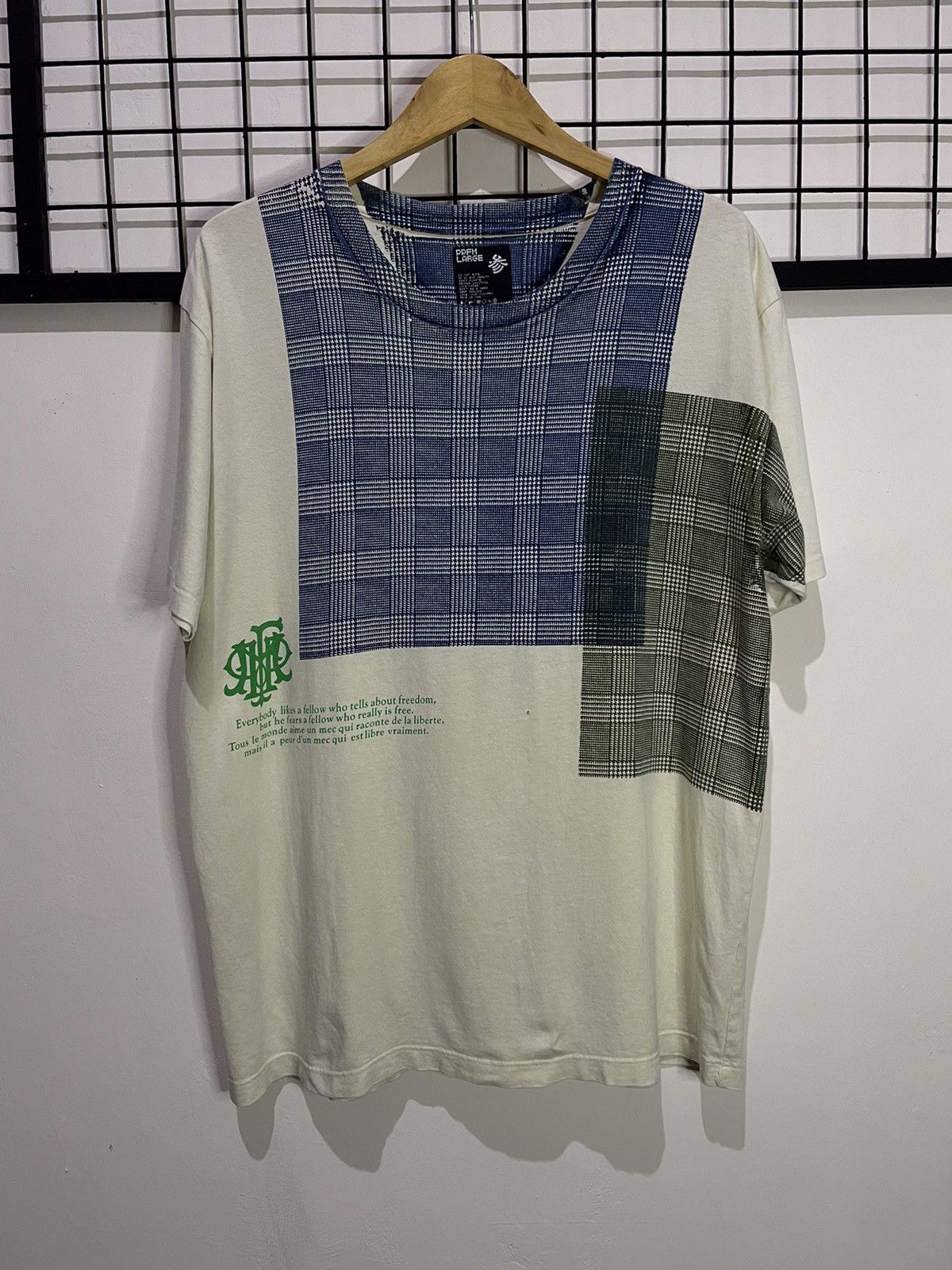 image of Ppfm Tshirt in Cream, Men's (Size Large)