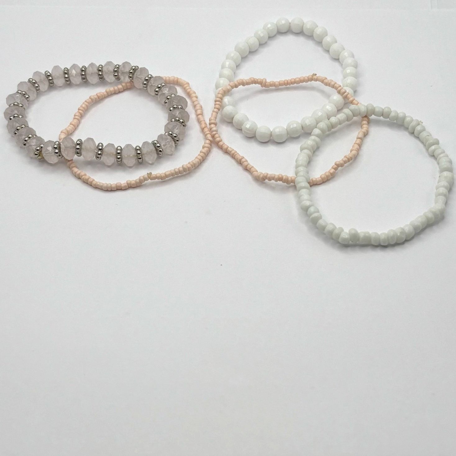 Other White & Pink Beaded Bracelet Bundle Size ONE SIZE - 4 Thumbnail