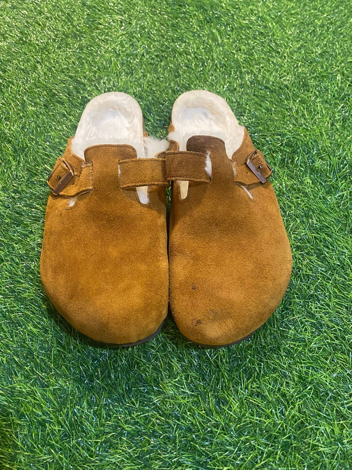 Birkenstock Birkenstock suede boston clogs leather mink shoes size 44 Size US 11 / EU 44 - 3 Thumbnail