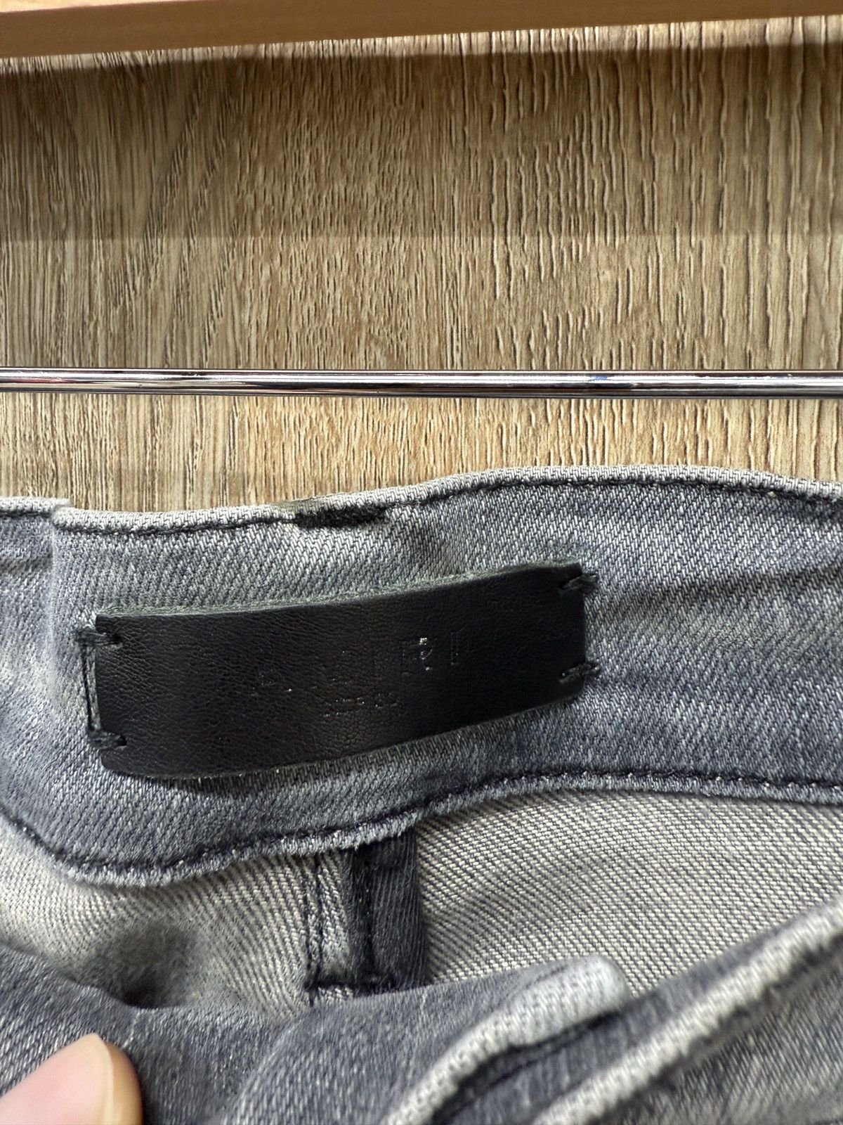 Amiri Amiri Denim Stencil Grey Jeans Size US 30 / EU 46 - 6 Thumbnail
