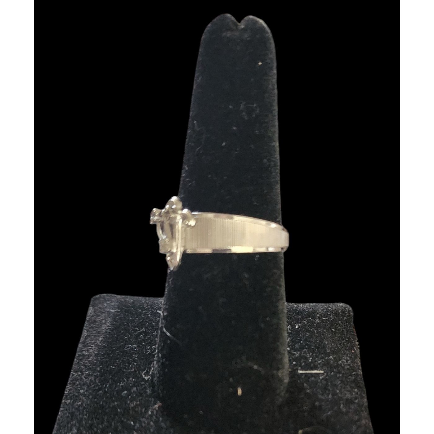 Other Vintage 18KT HGE Gold Plated & CZ Stunning Design Ring 7.5 Size ONE SIZE - 7 Thumbnail