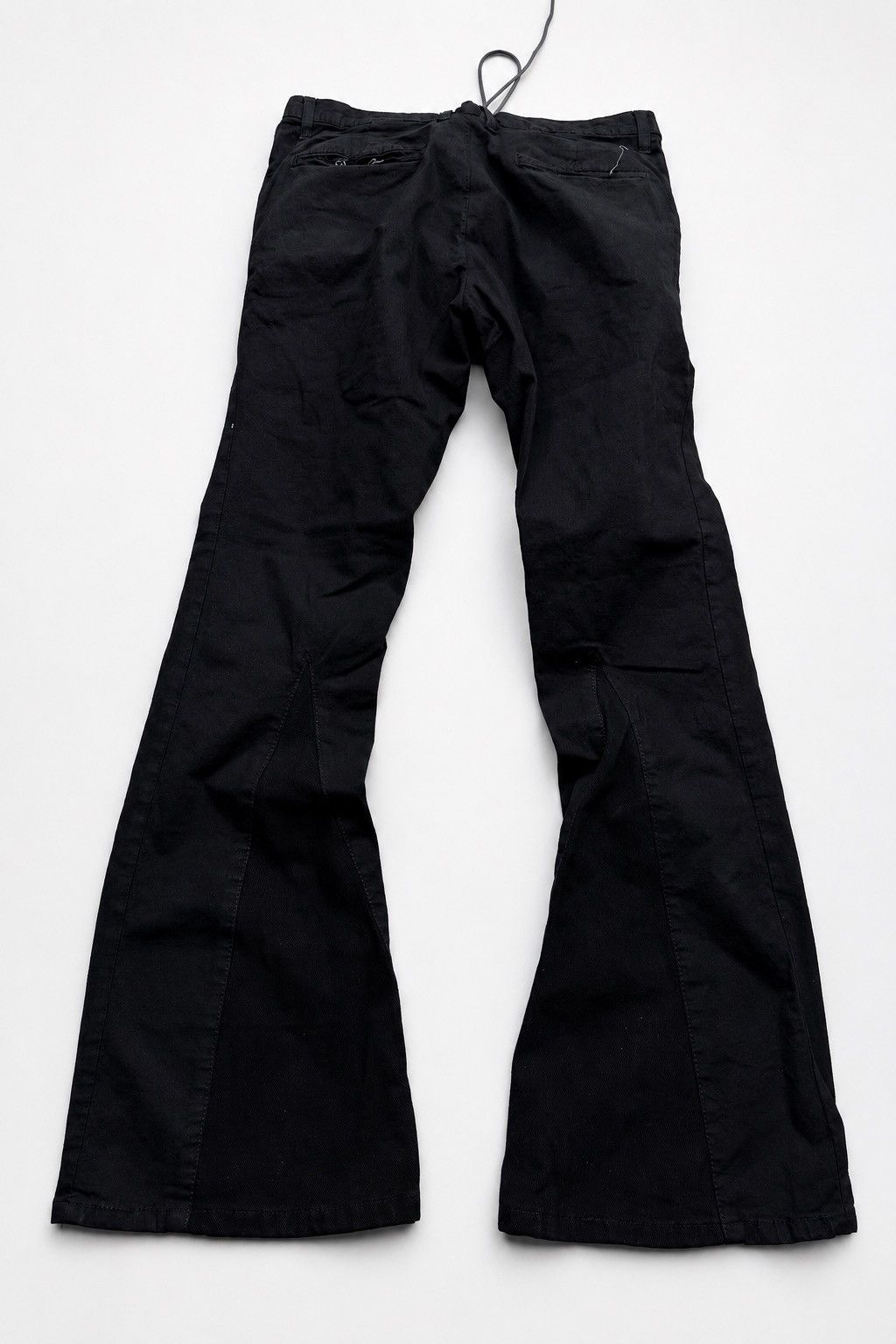 Japanese Brand Helmut lang Custom Lace up flare pants Size US 28 / EU 44 - 5 Thumbnail