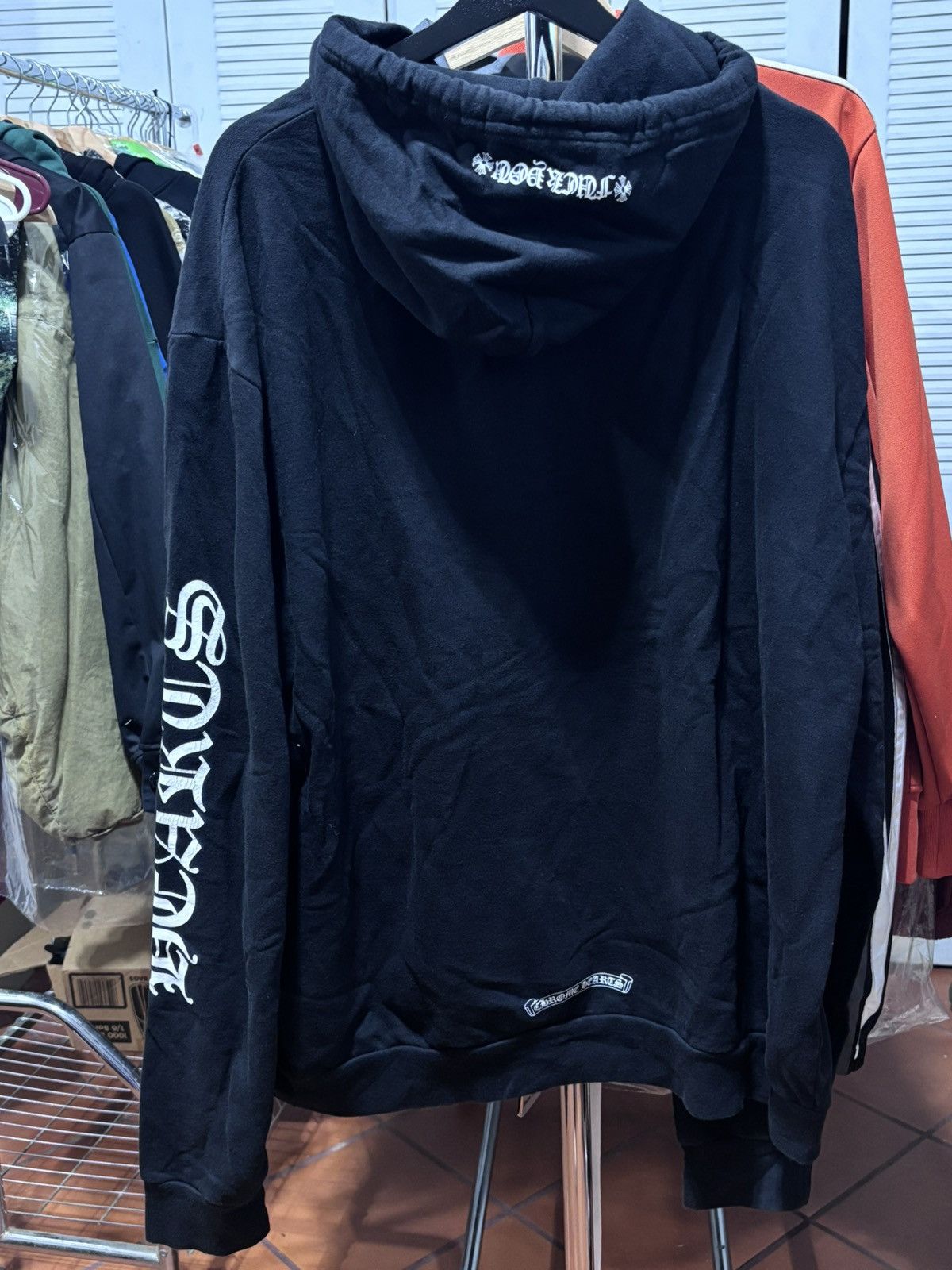 Chrome Hearts Chrome Hearts F You Scroll Black Hoodie Size US XL / EU 56 / 4 - 5 Thumbnail