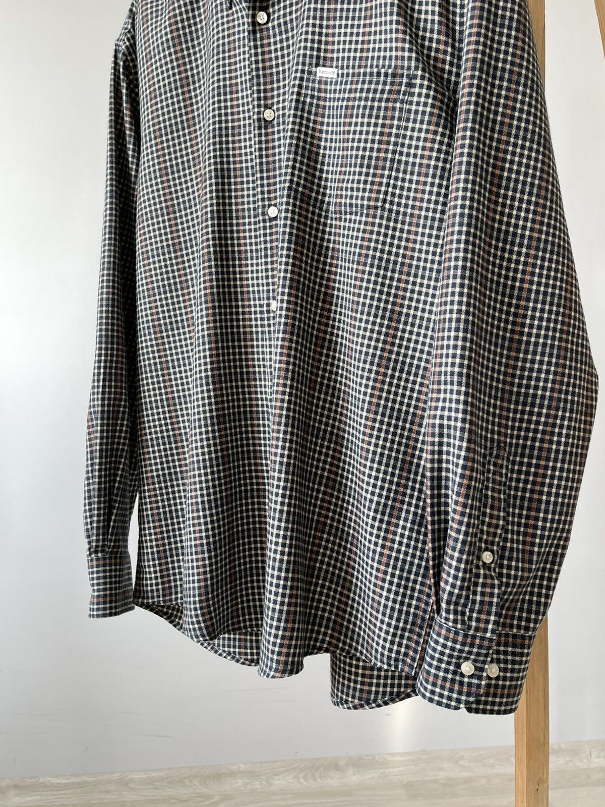 Barbour Barbour AW22 Henderson Thermo Weave Checkered Twill Shirt Size US M / EU 48-50 / 2 - 7 Thumbnail