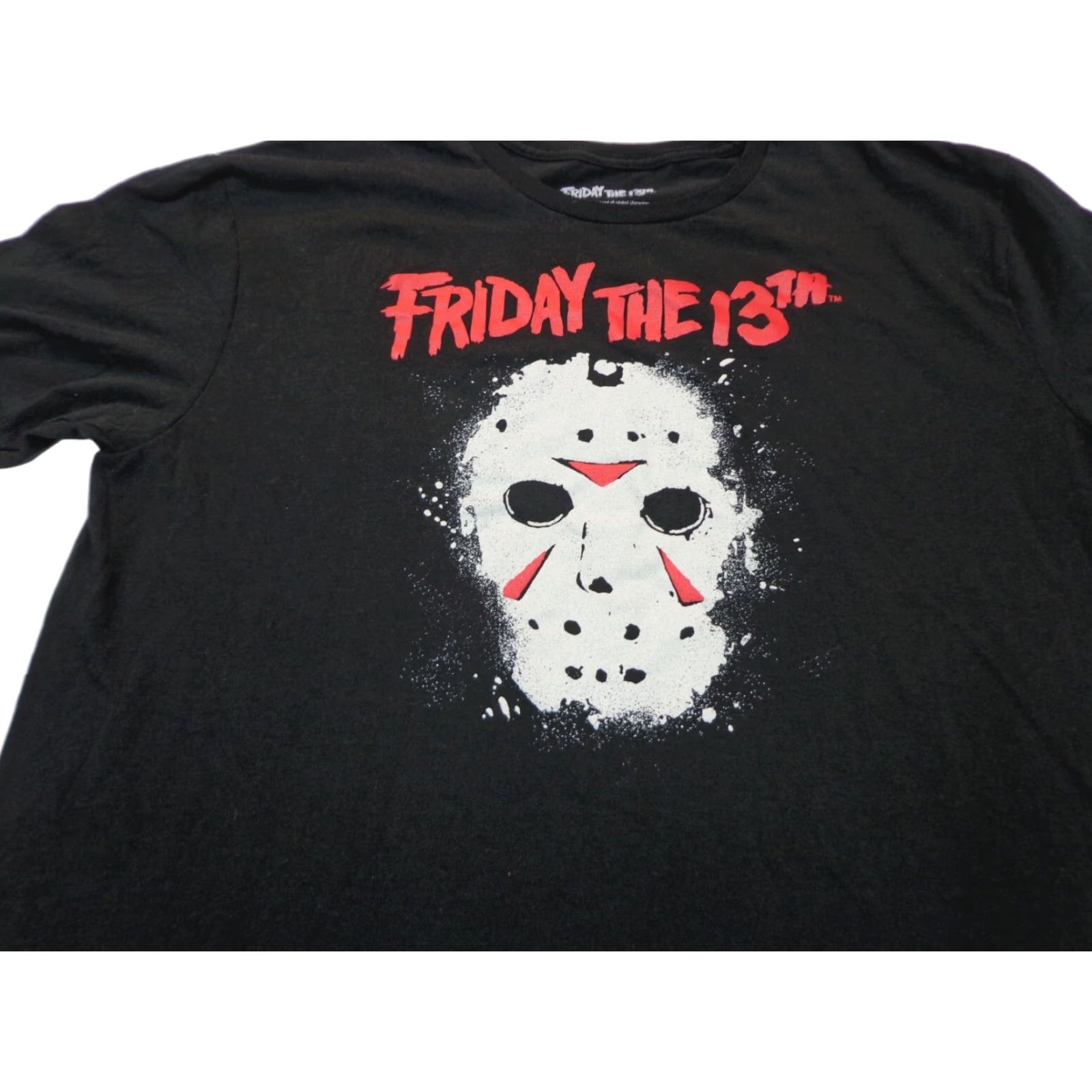 Vintage Friday the 13th Jason Voorhees T-Shirt Black Hockey Mask Graphic Size Large Senior? Not. Size US L / EU 52-54 / 3 - 1 Thumbnail