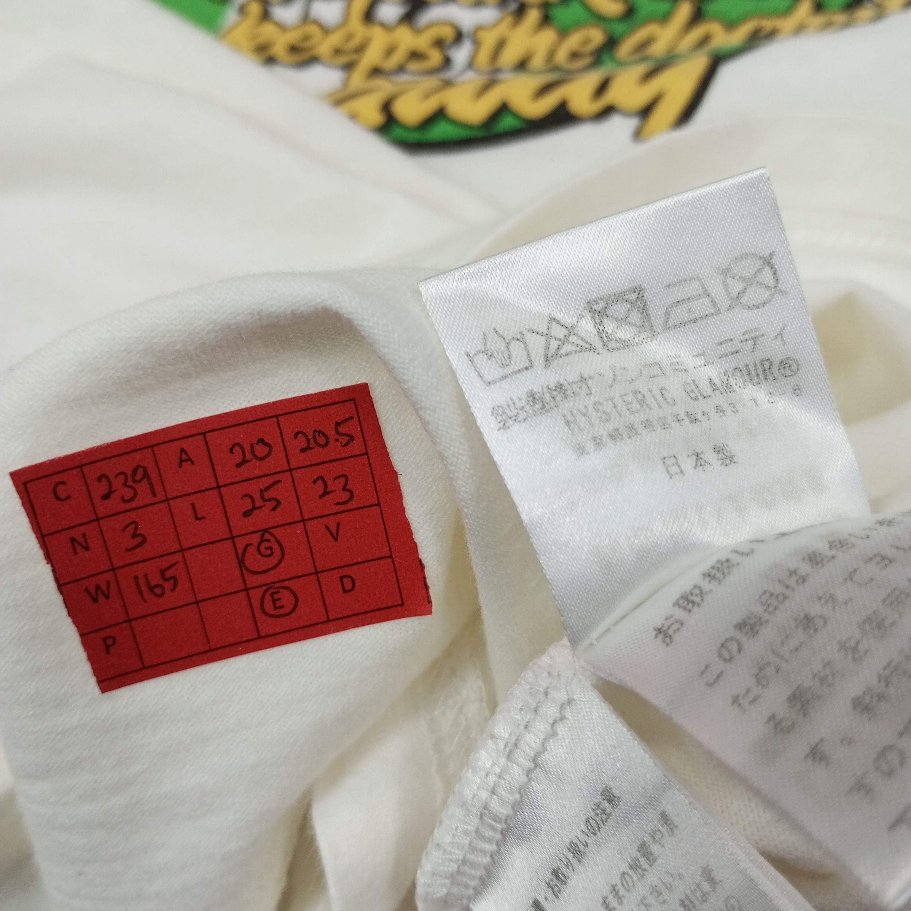 Hysteric Glamour Vintage Hysteric Glamour Japanese Brand Tshirt c239n3 Size US M / EU 48-50 / 2 - 6 Thumbnail