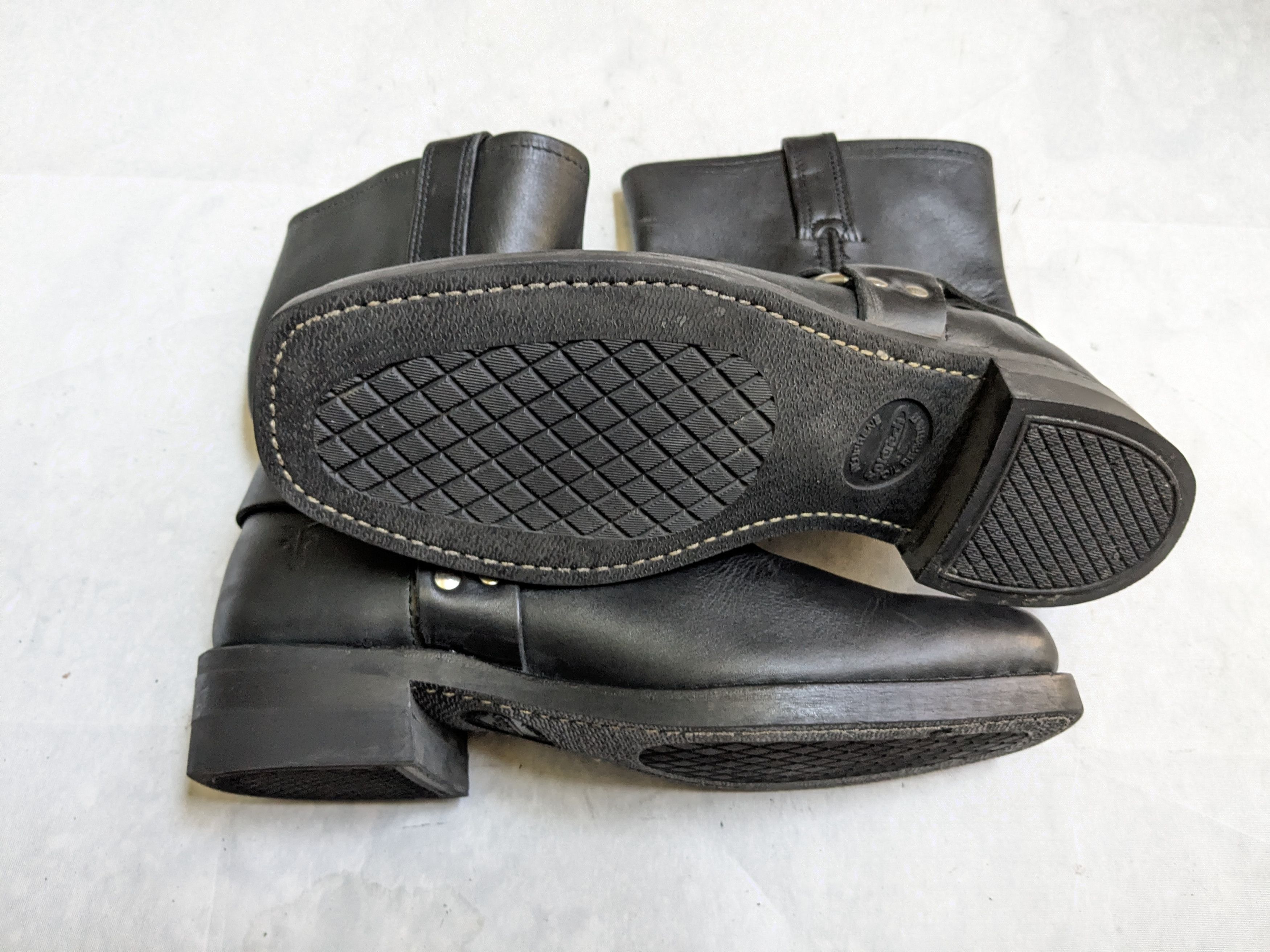Frye Frye Harness Black Leather 9.5 M Leather Buckle Size US 9 / EU 42 - 15 Thumbnail