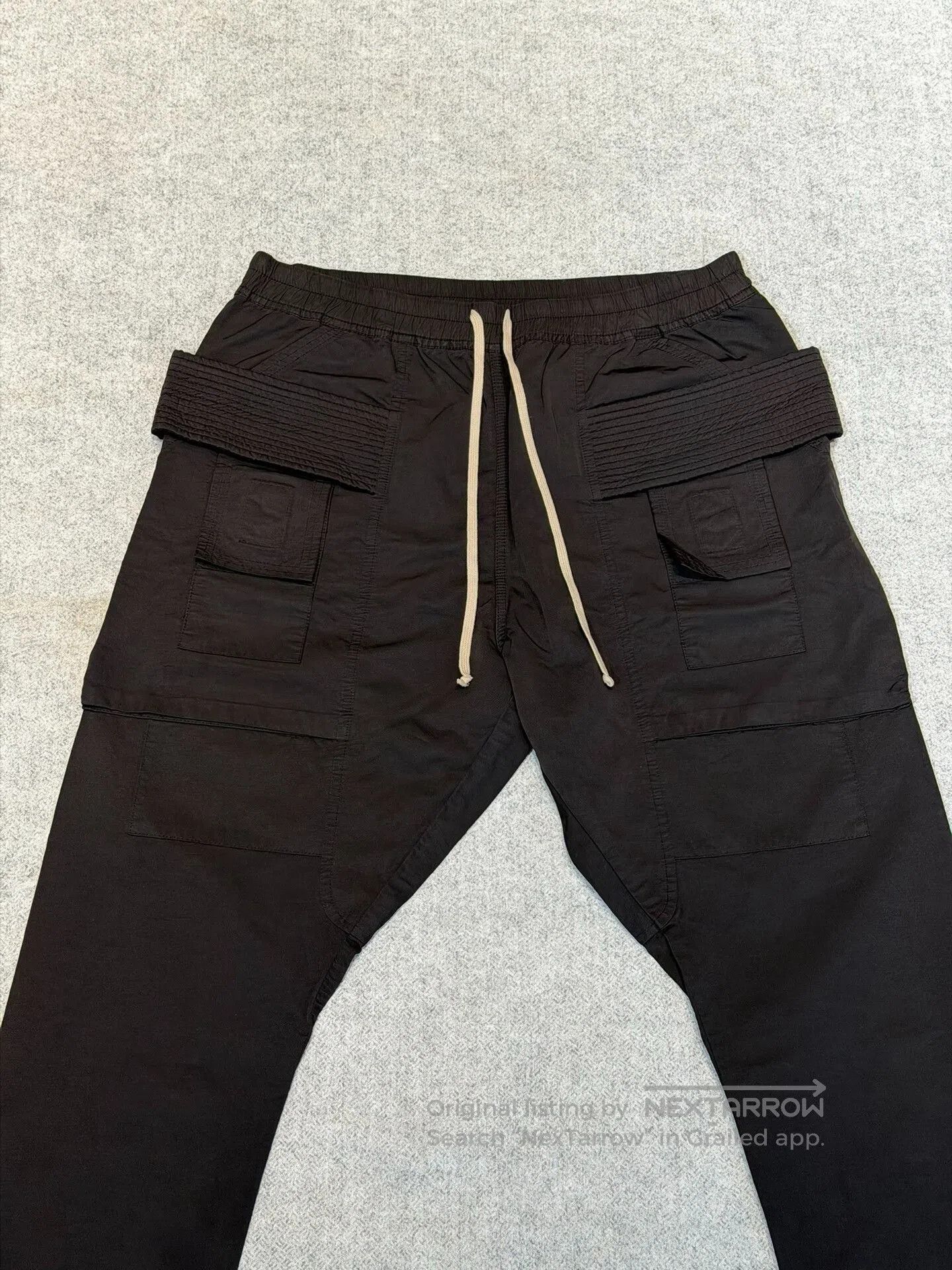 Rick Owens Drkshdw Rick Owens DRKSHDW Drawstring Drop-Crotch Pants. Size US 28 / EU 44 - 2 Thumbnail