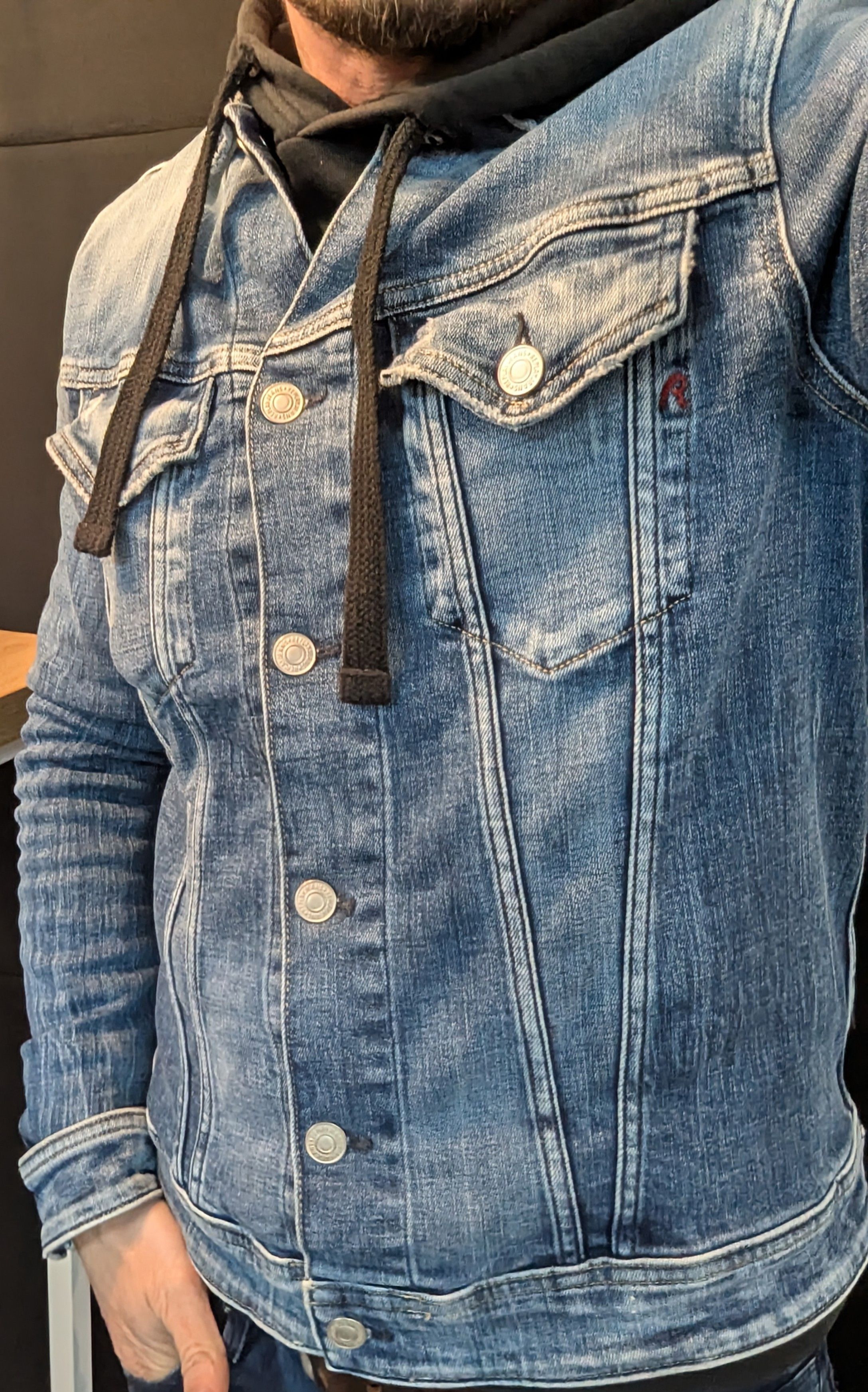 Replay REPLAY Type III Slim Fit Denim Trucker Jacket Size US M / EU 48-50 / 2 - 15 Thumbnail