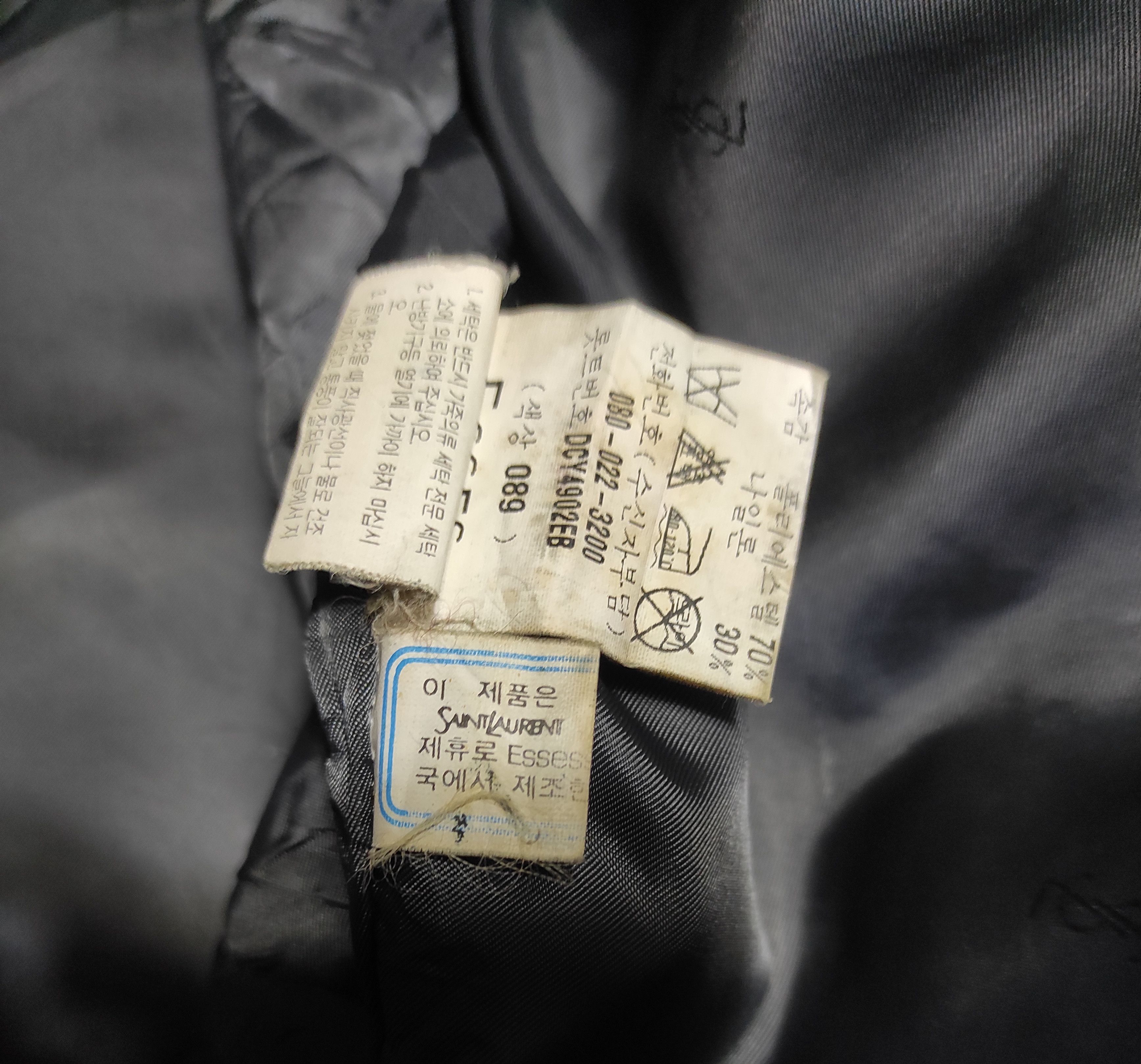 Yves Saint Laurent Rare! Beautiful Yves Saint Laurent Bomber Leather Jacket Size US L / EU 52-54 / 3 - 12 Thumbnail