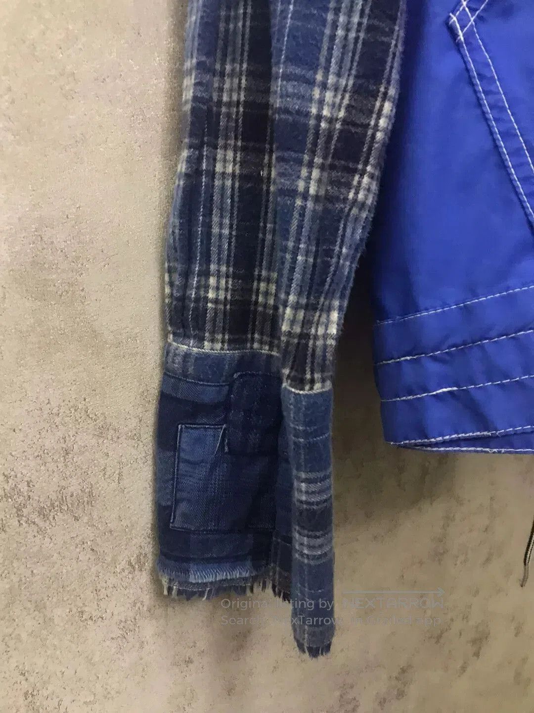 Greg Lauren layered hooded sweatshirt with unique details. Size US XL / EU 56 / 4 - 5 Thumbnail
