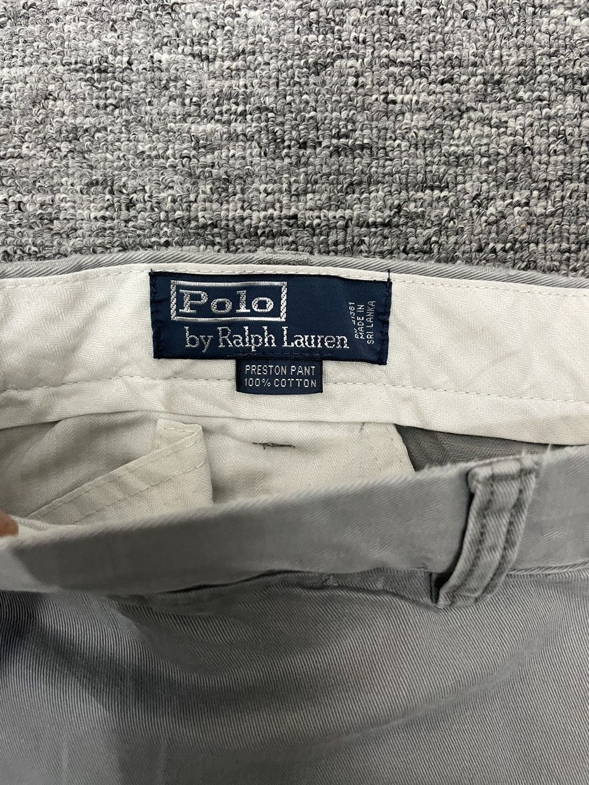 Polo Ralph Lauren Vintage Polo Ralph Lauren Chino Pants Trousers Grey Size 36 Size US 36 / EU 52 - 5 Thumbnail