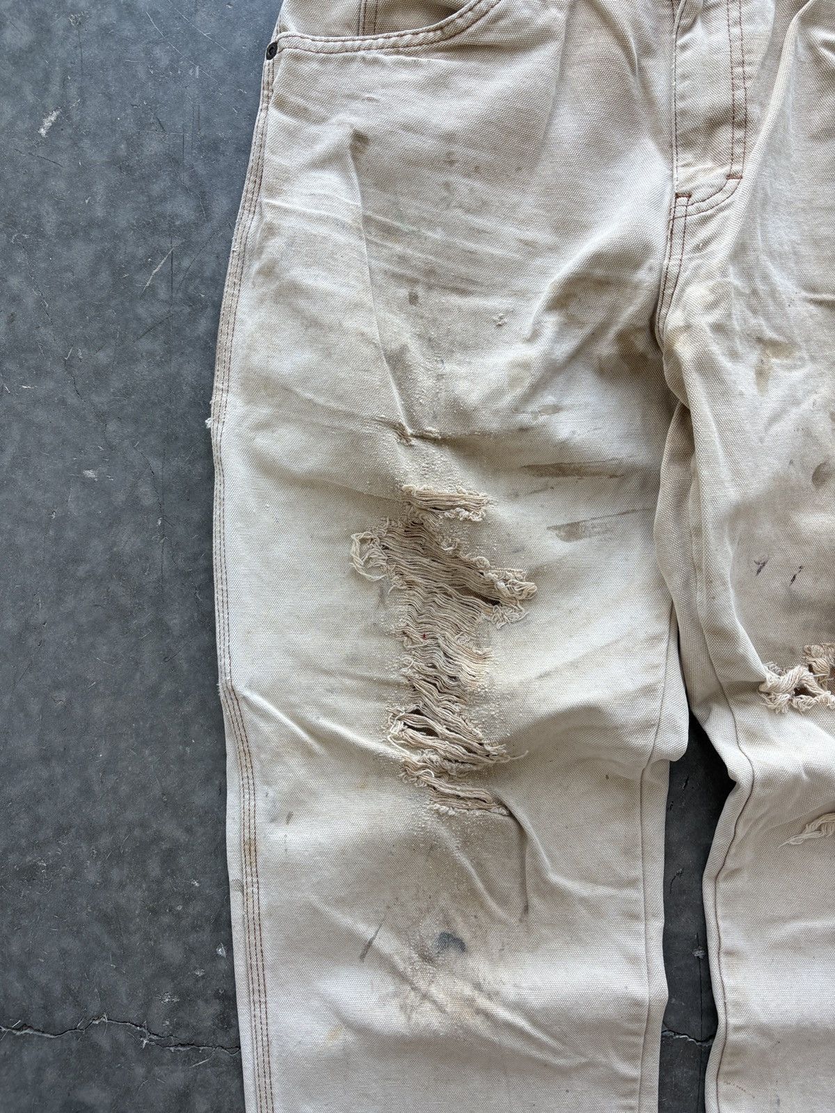 Dickies Thrashed and Faded Vintage Dickies Carpenter Pants 32x32 Size US 32 / EU 48 - 2 Thumbnail