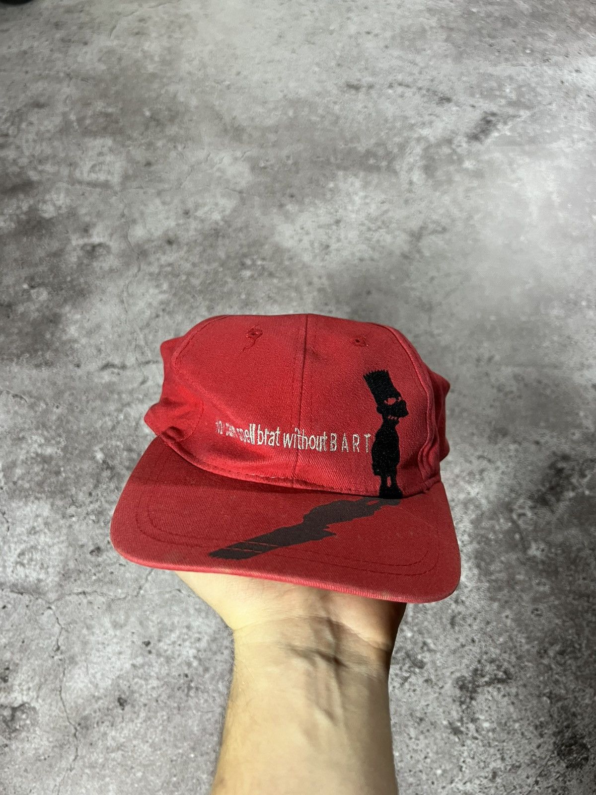 The Simpsons Vintage The Simpson Bart Cap 90s StreetWear Y2K Casual Style Size ONE SIZE - 1 Thumbnail