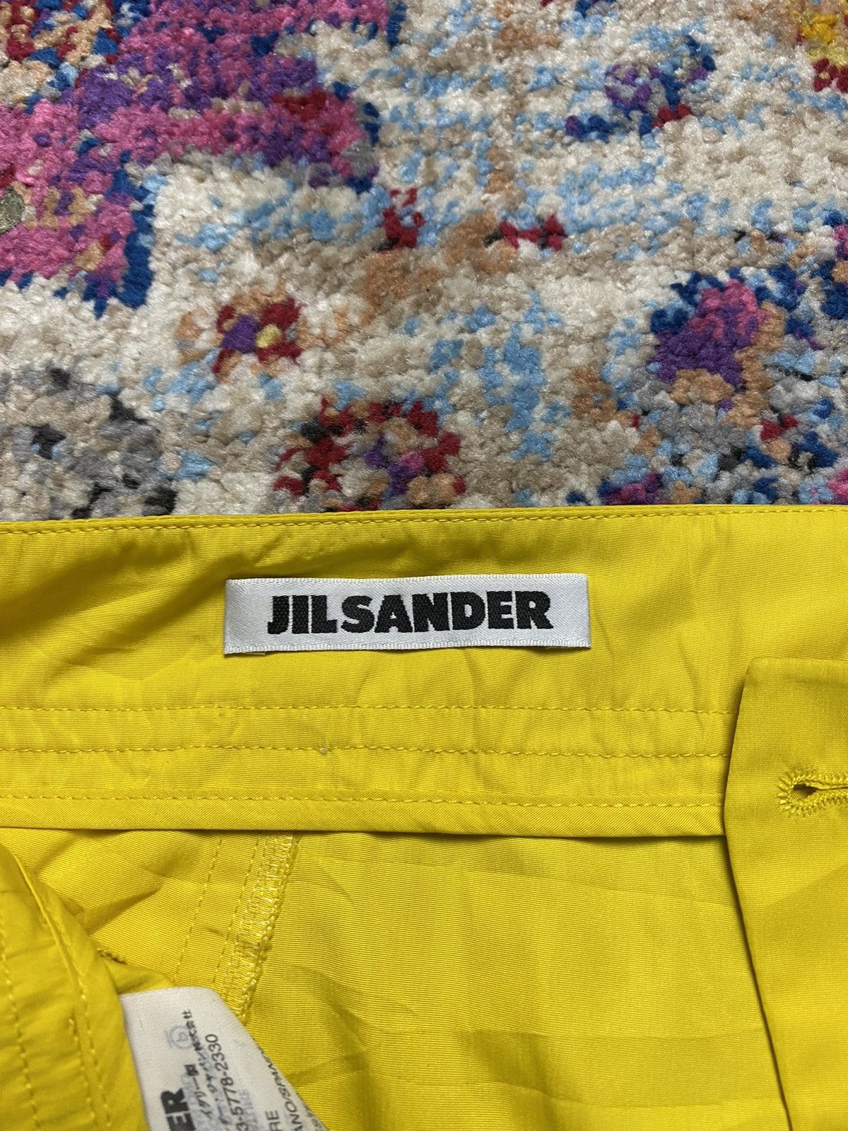 Jil Sander Jil Sander Yellow Men's Beach Cropped Shorts W32 Size US 32 / EU 48 - 4 Thumbnail