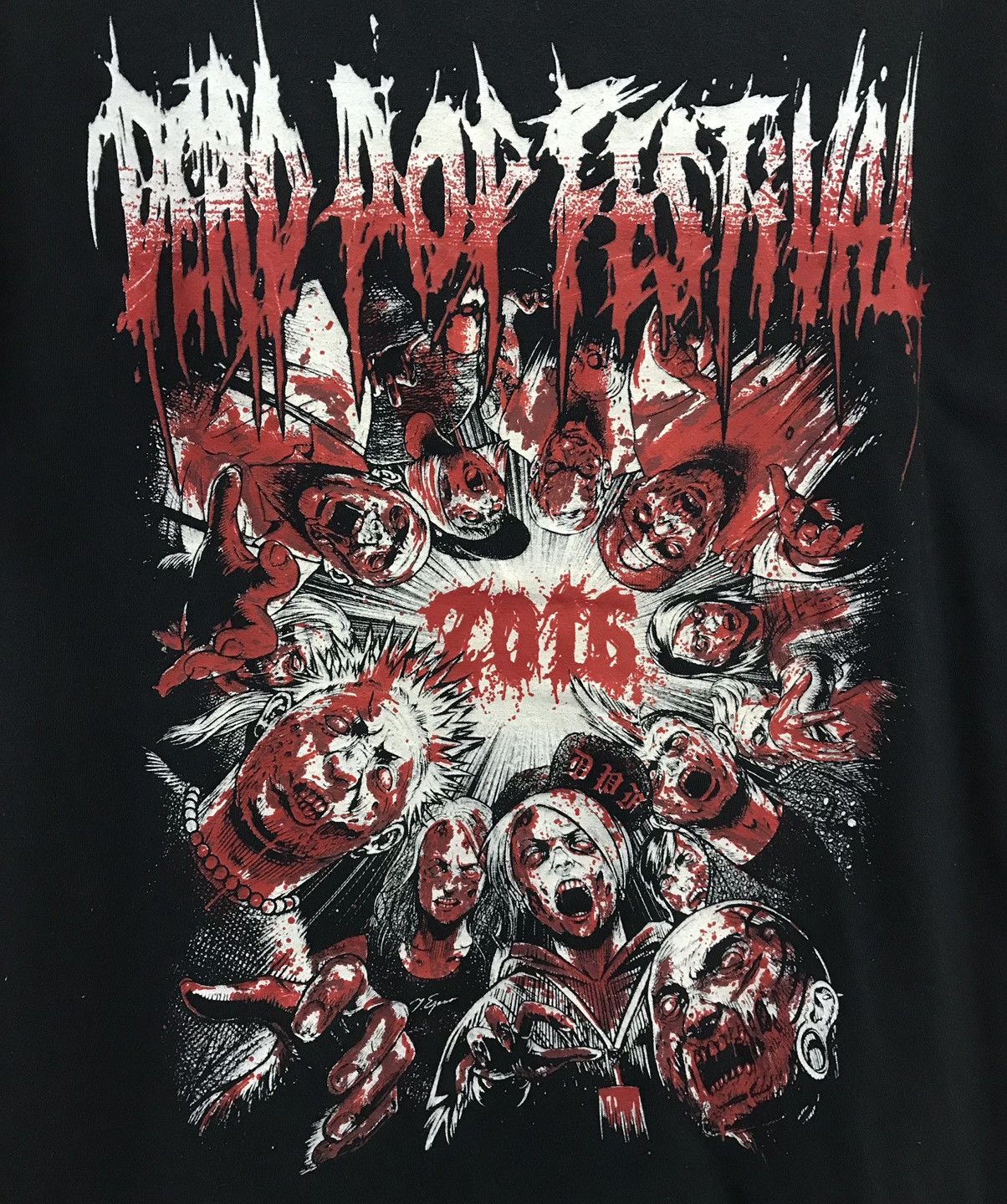 Band Tees × Japanese Brand United Athle Dead Pop Festival 2016 Shirt Size US XL / EU 56 / 4 - 3 Thumbnail