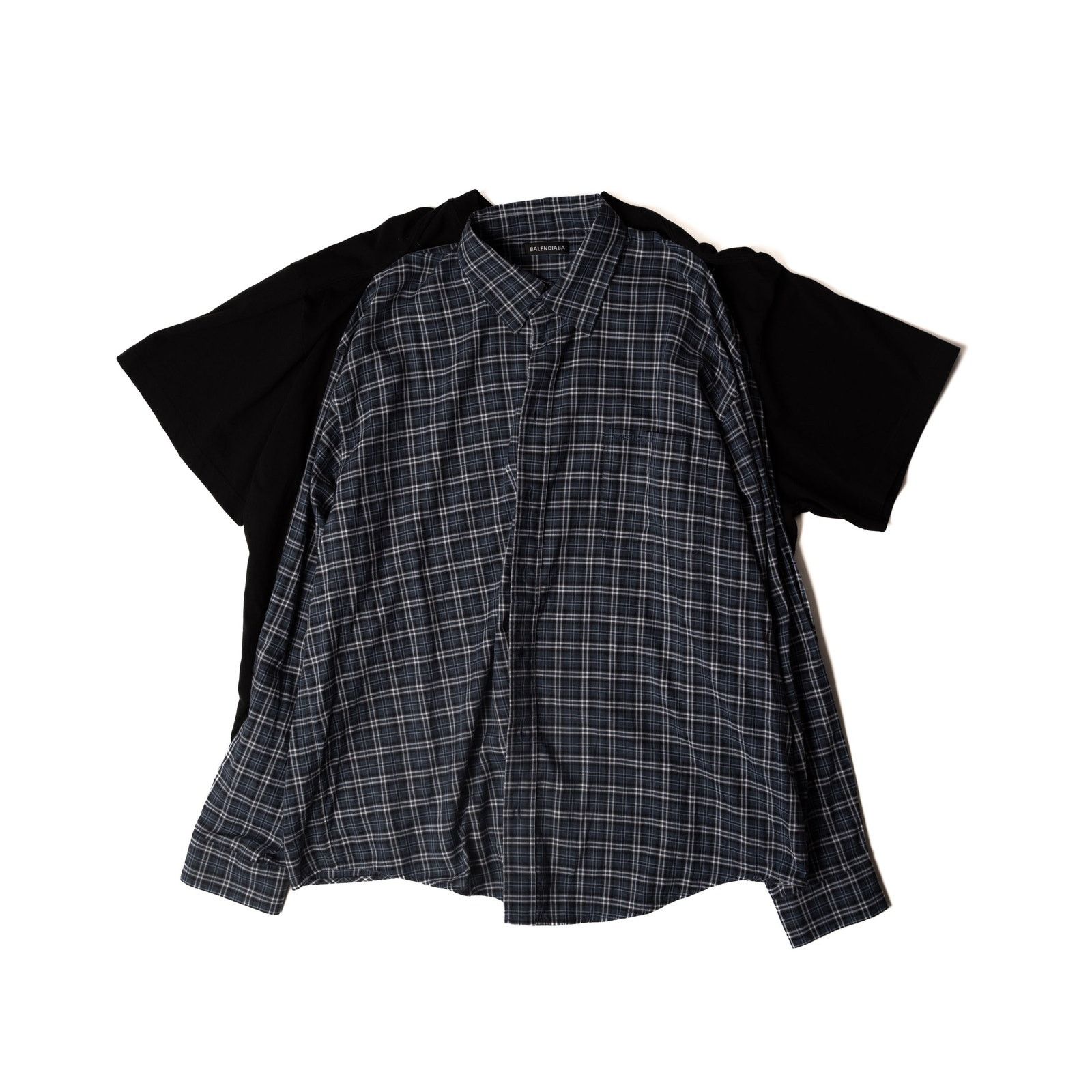 Balenciaga Balenciaga SS22 Hybrid Overshirt Size US L / EU 52-54 / 3 - 1 Thumbnail