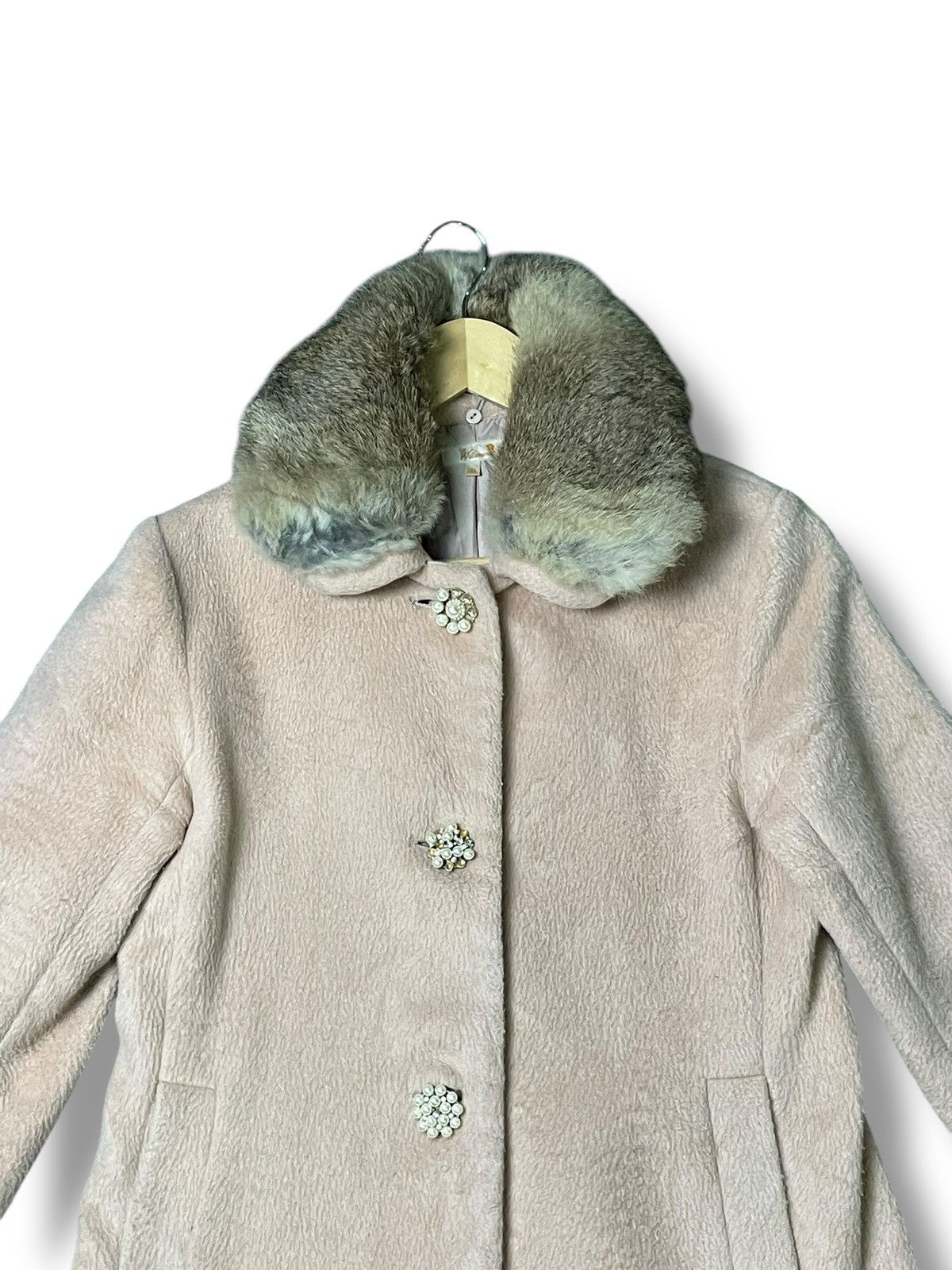 Japanese Brand × Vintage Wallamanda Japanese Brand Faux Fur Coat (47) Size XS / US 0-2 / IT 36-38 - 4 Thumbnail